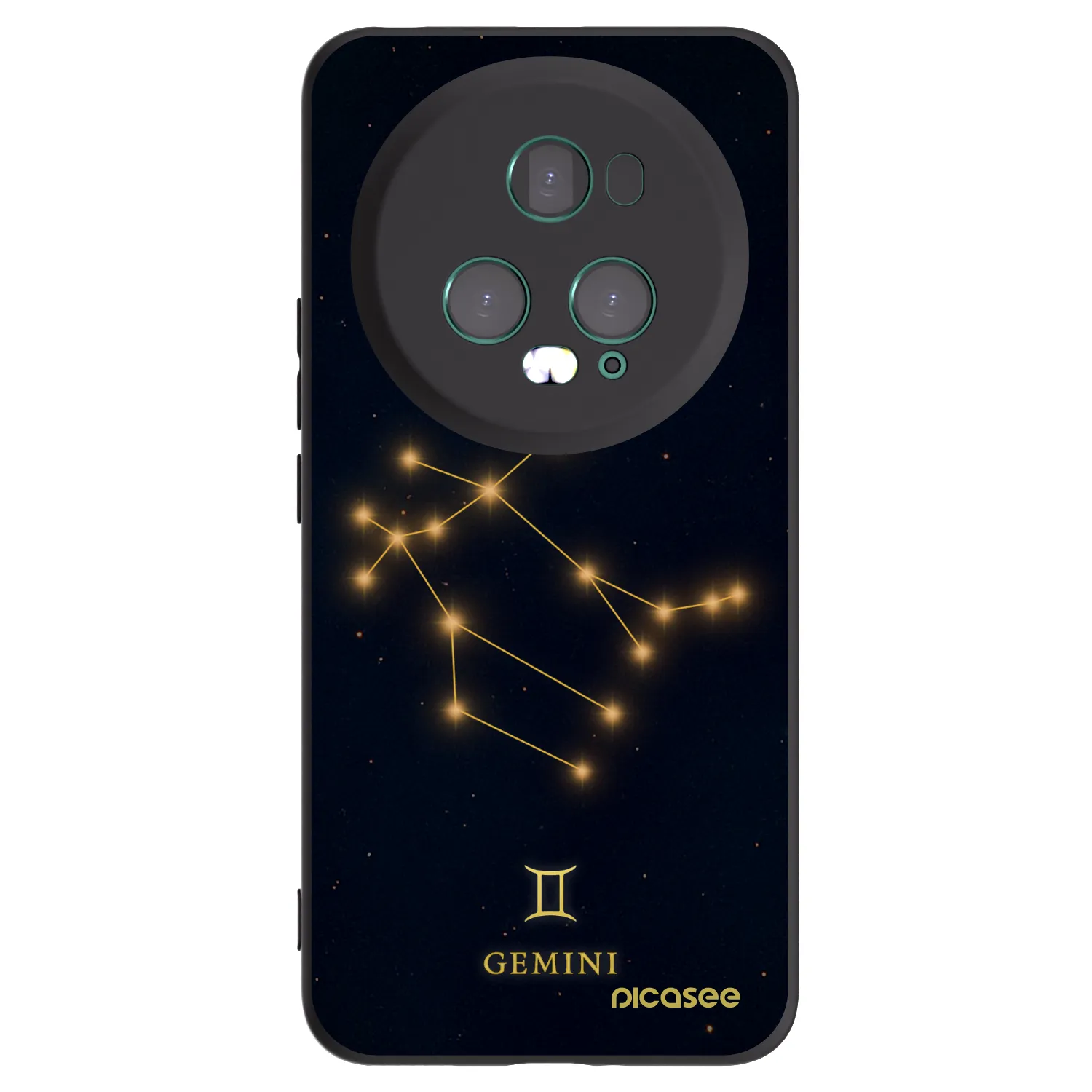 Picasee silikónový čierny obal pre Honor Magic5 Pro - GEMINI