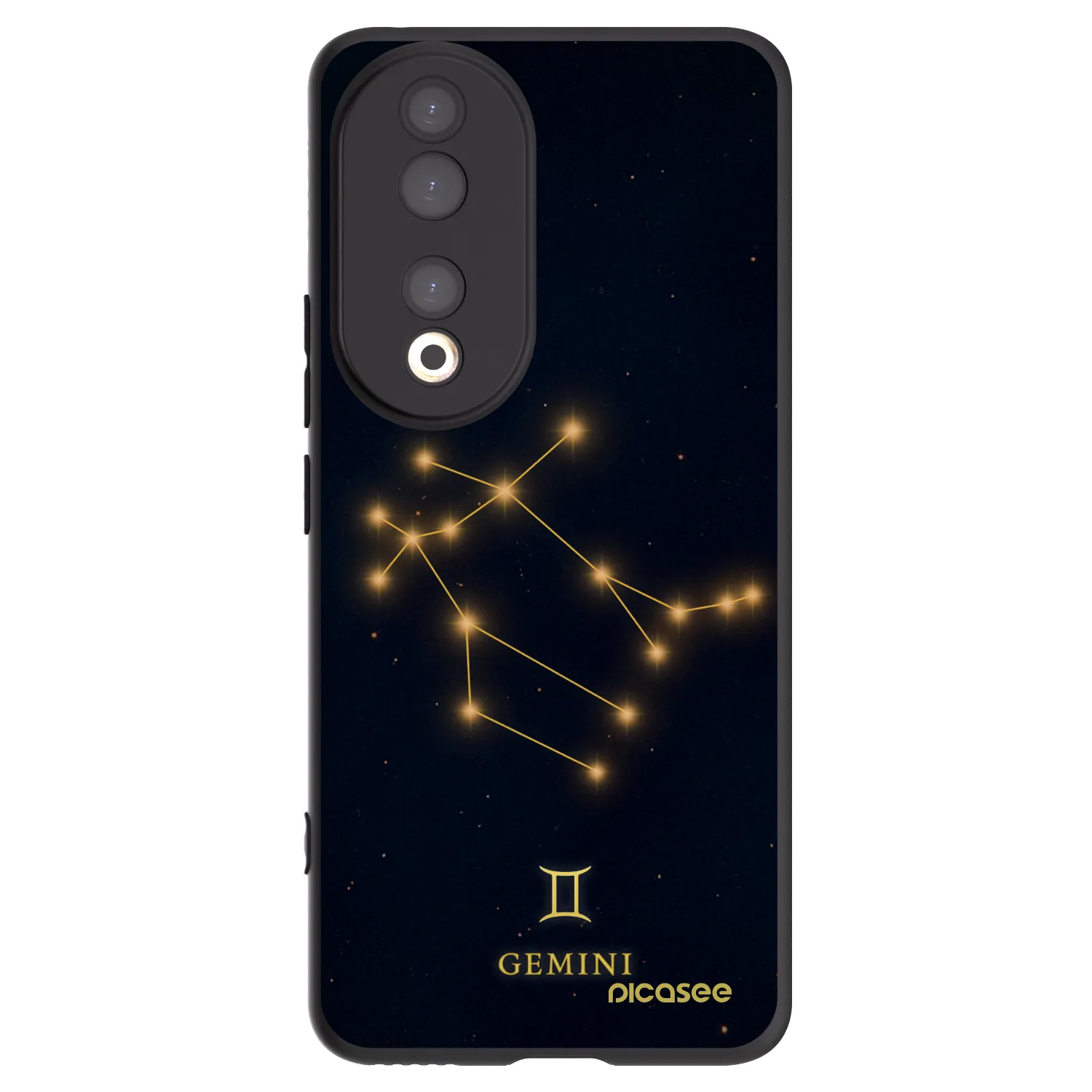 Picasee silikónový čierny obal pre Honor 90 5G - GEMINI