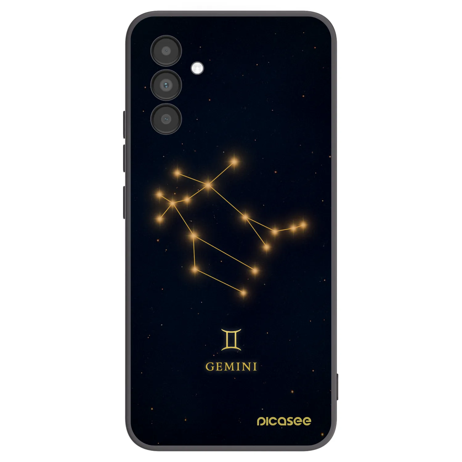 Picasee silikónový čierny obal pre Samsung Galaxy A04s A047F - GEMINI