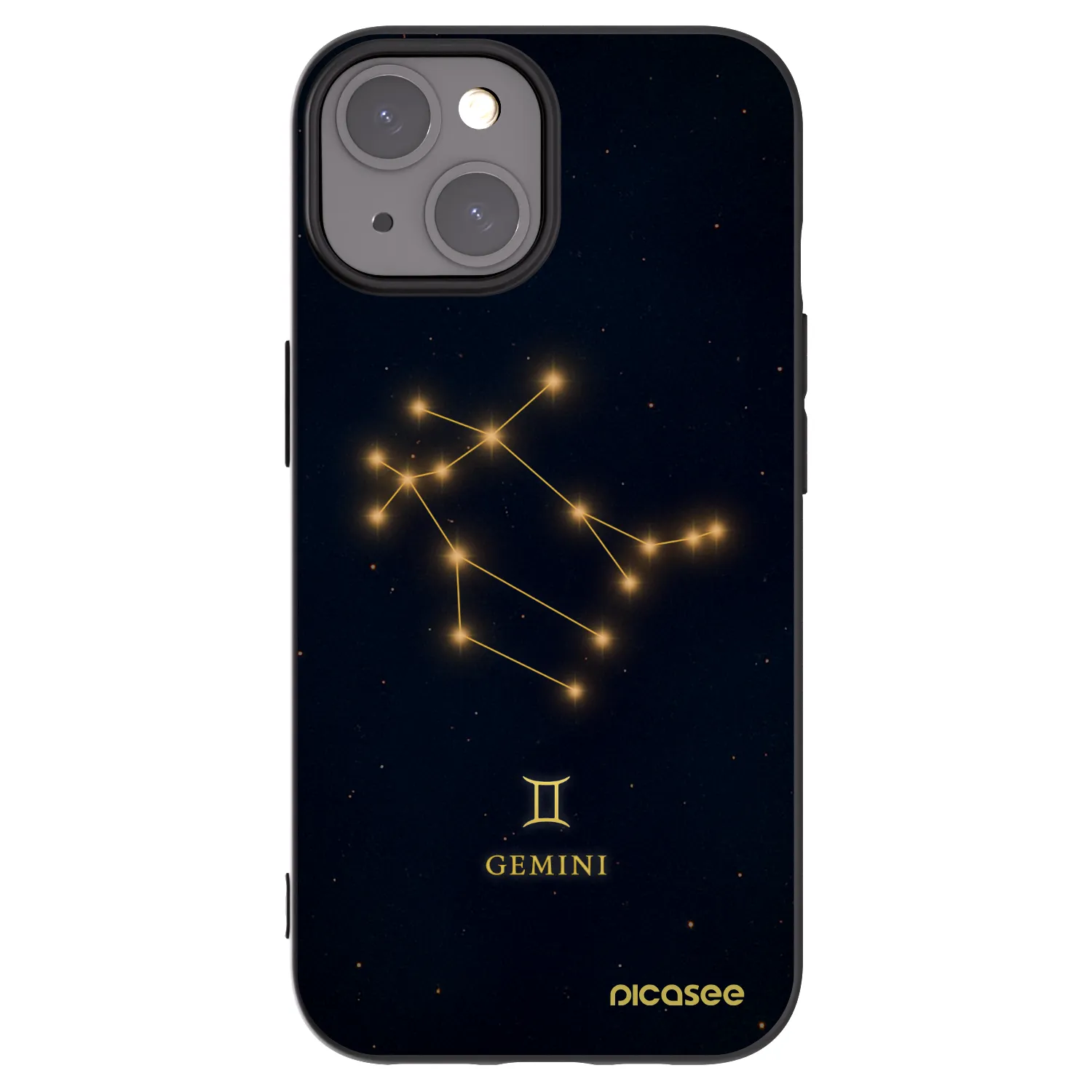 Silikónový čierny obal pre Apple iPhone 15 - GEMINI