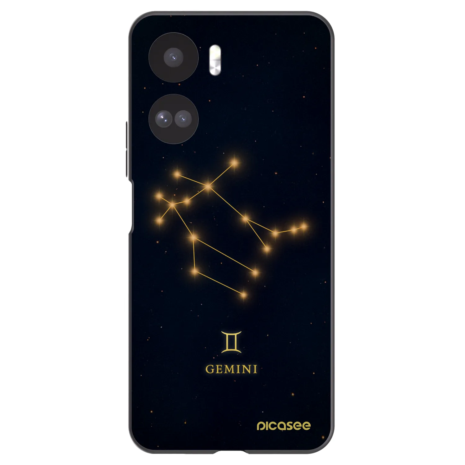 Picasee silikónový čierny obal pre Honor 90 Lite 5G - GEMINI