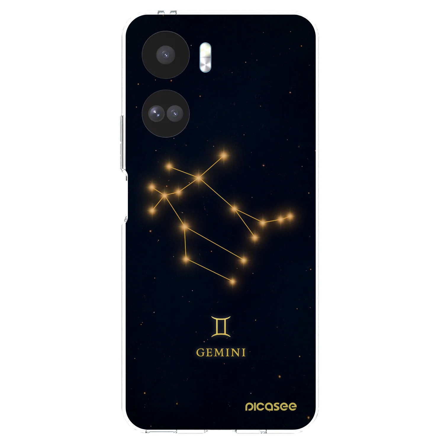 Picasee silikónový prehľadný obal pre Honor 90 Lite 5G - GEMINI