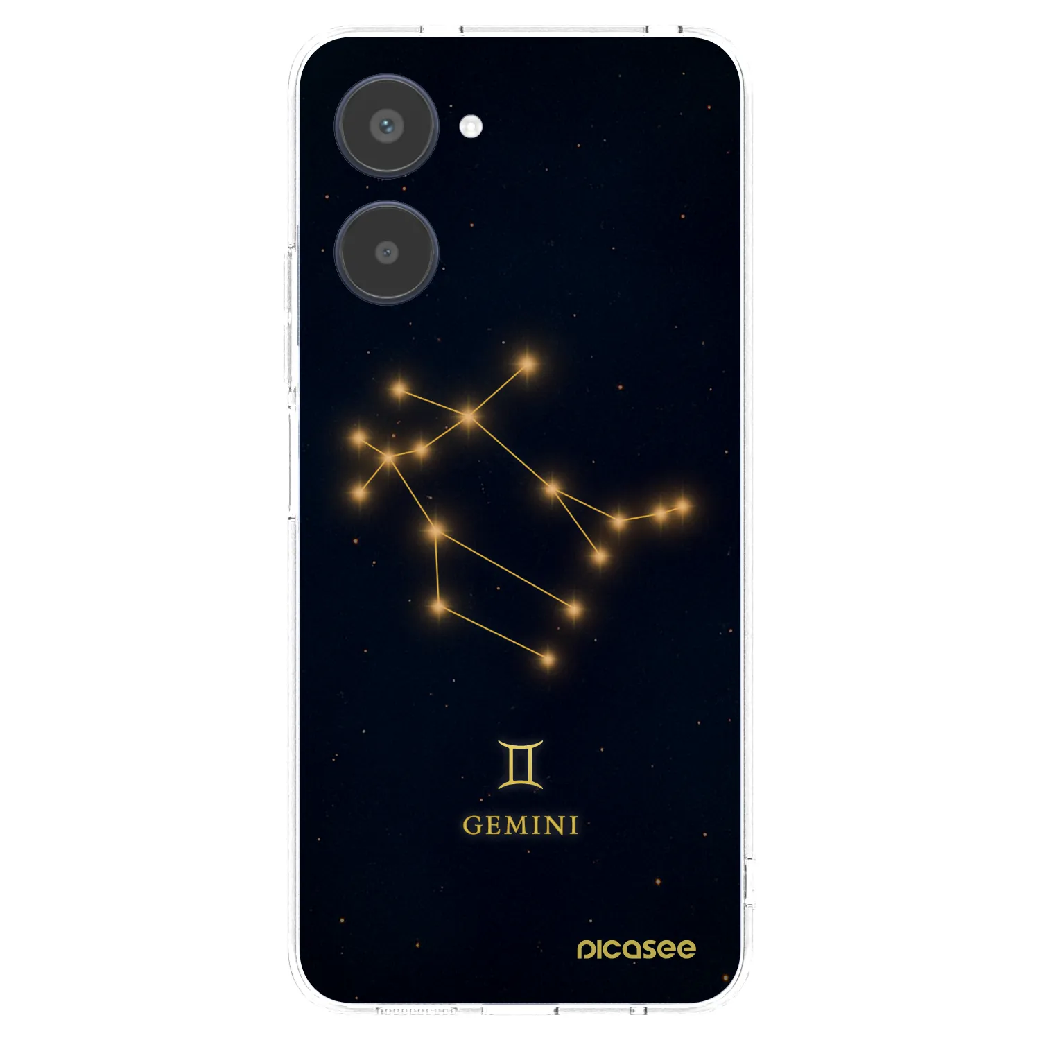 Picasee silikónový prehľadný obal pre Realme 10 4G - GEMINI