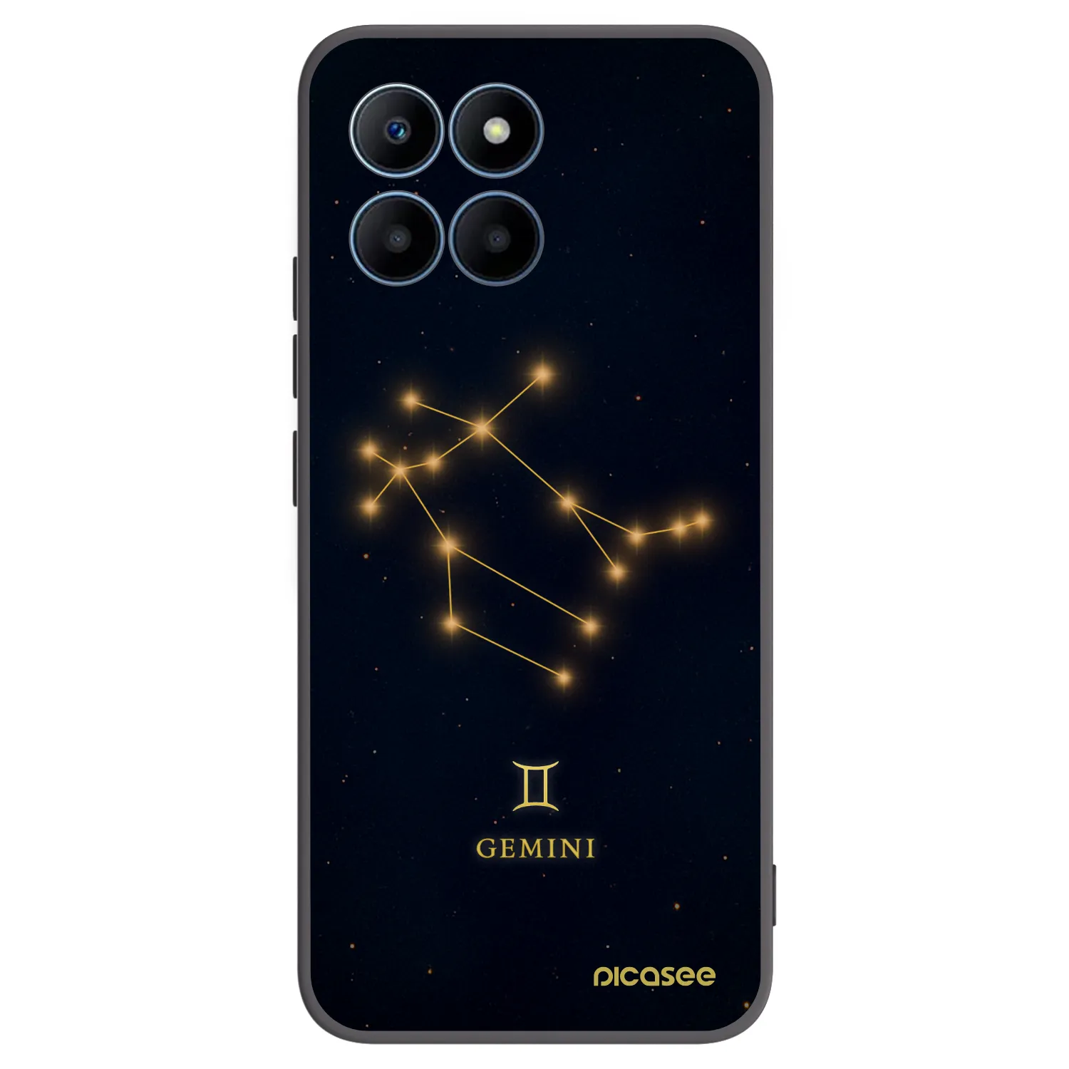 Picasee silikónový čierny obal pre Honor 70 Lite - GEMINI