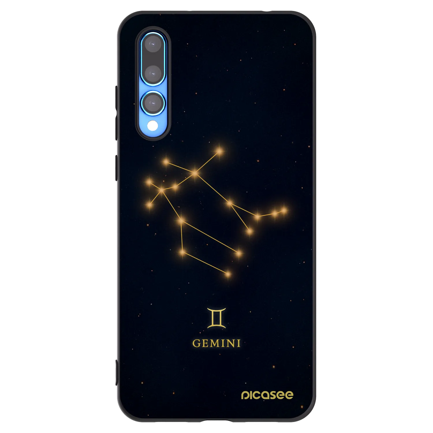 Picasee silikónový čierny obal pre Huawei P20 Pro - GEMINI
