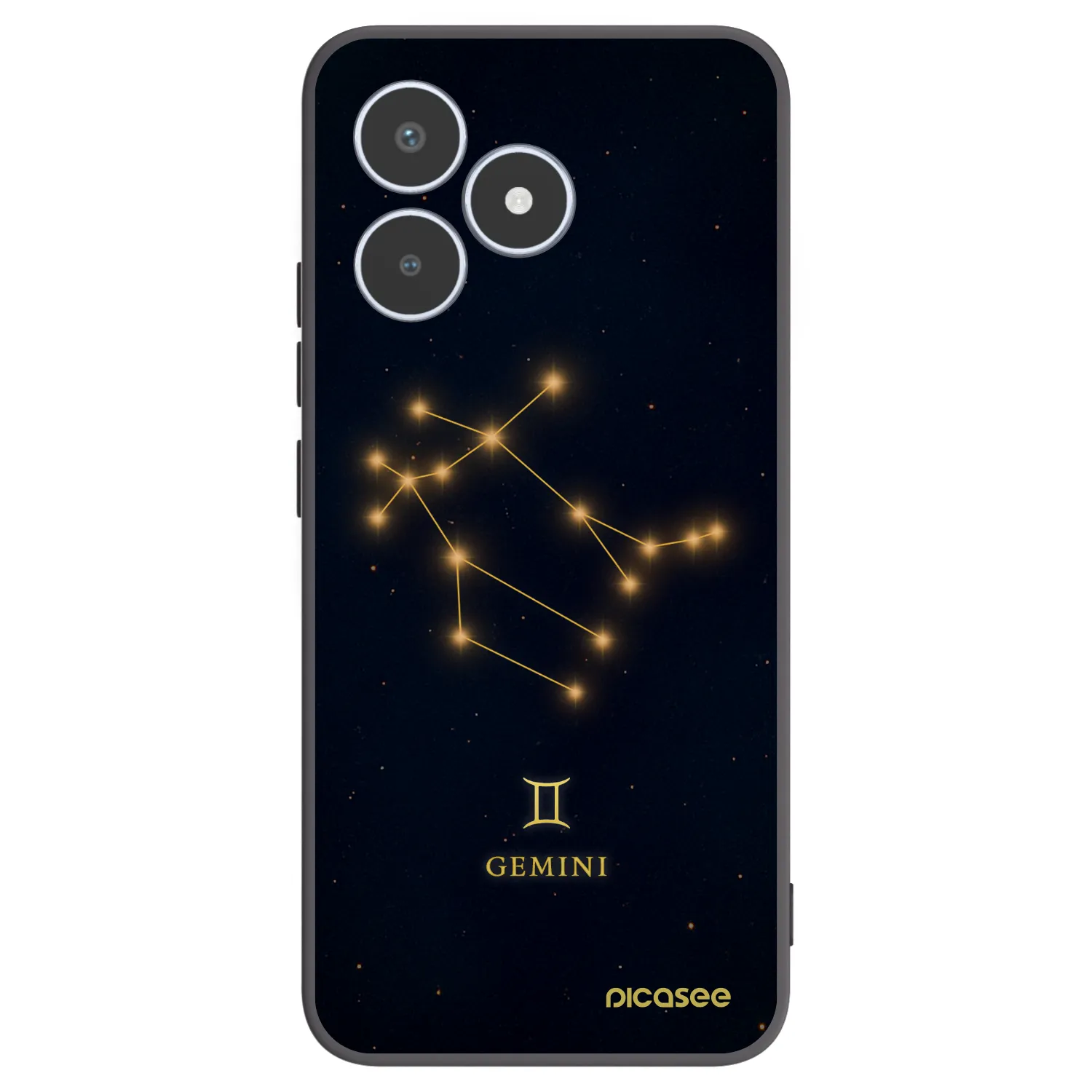 Picasee silikónový čierny obal pre Realme C53 - GEMINI