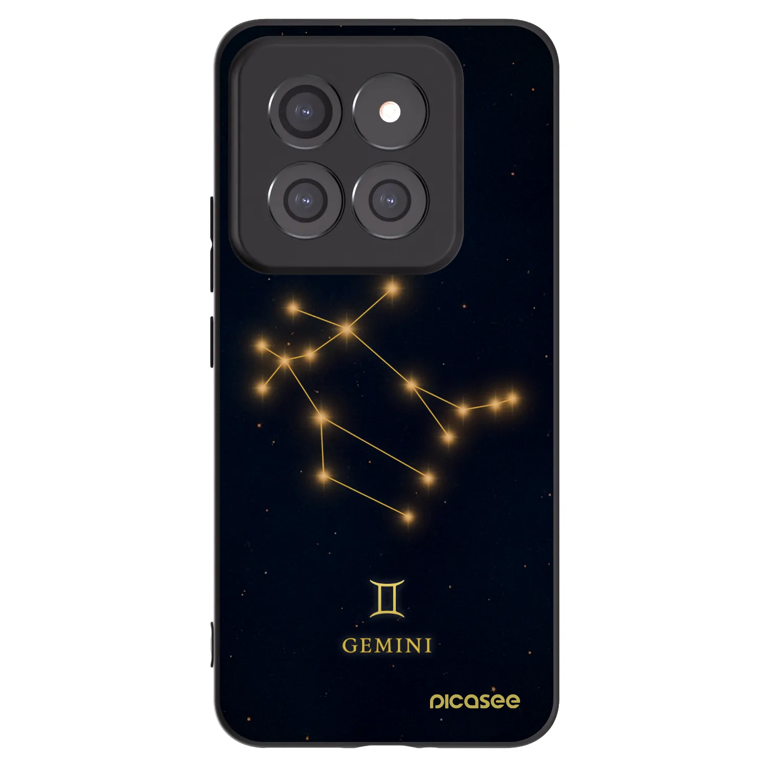 Picasee silikónový čierny obal pre Xiaomi 14 Pro - GEMINI
