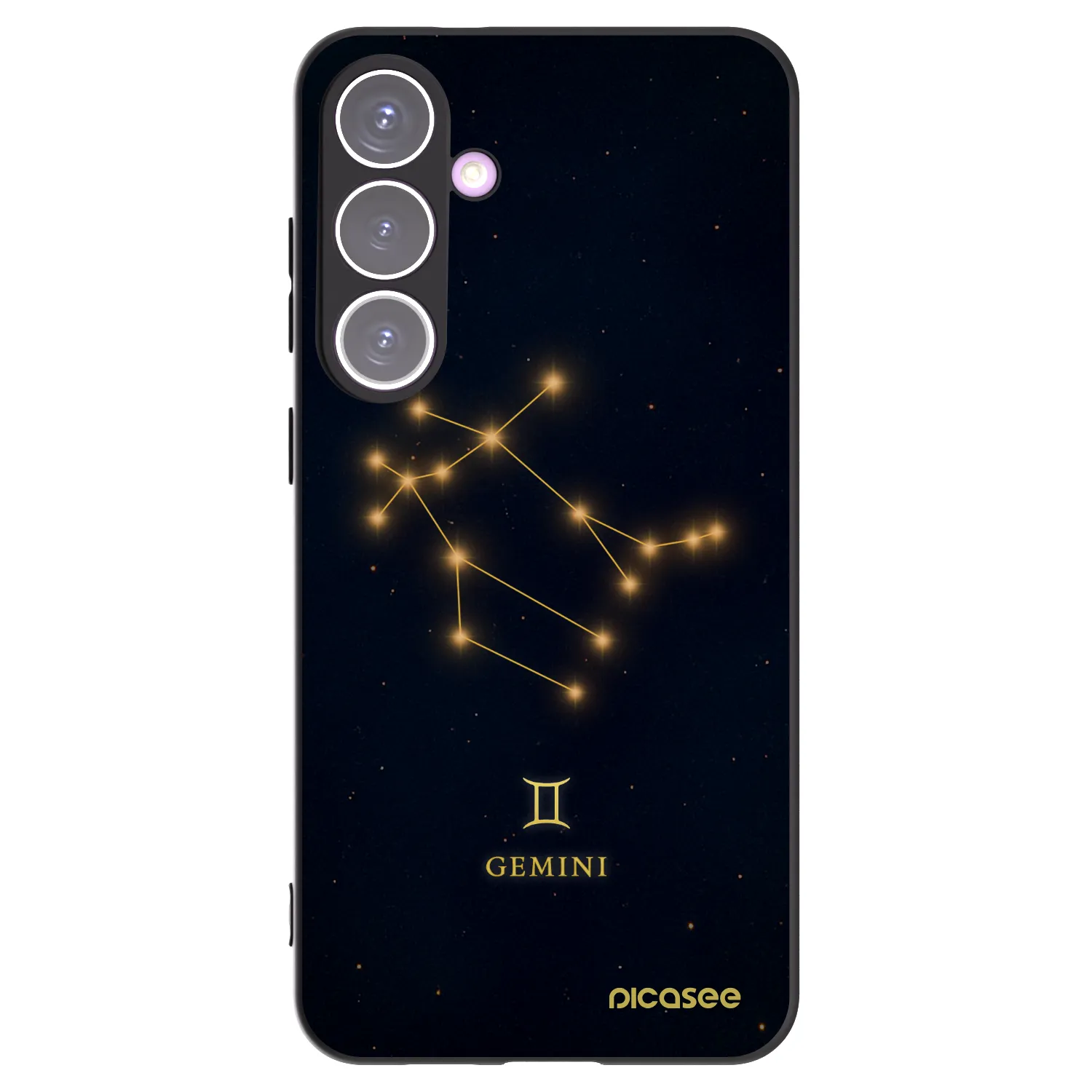 Picasee silikónový čierny obal pre Samsung Galaxy S24+ S926B 5G - GEMINI