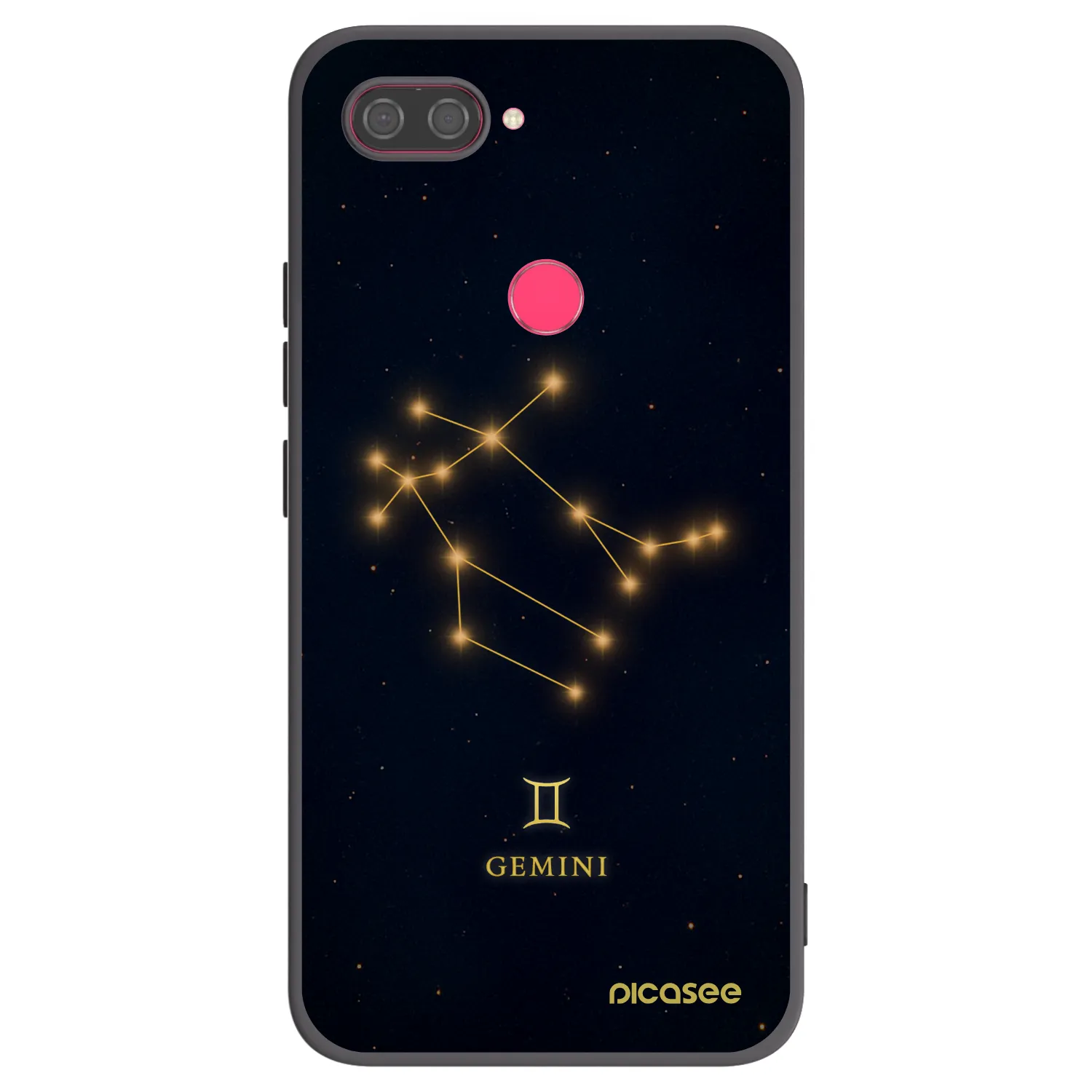 Picasee silikónový čierny obal pre Xiaomi Mi 8 Lite - GEMINI