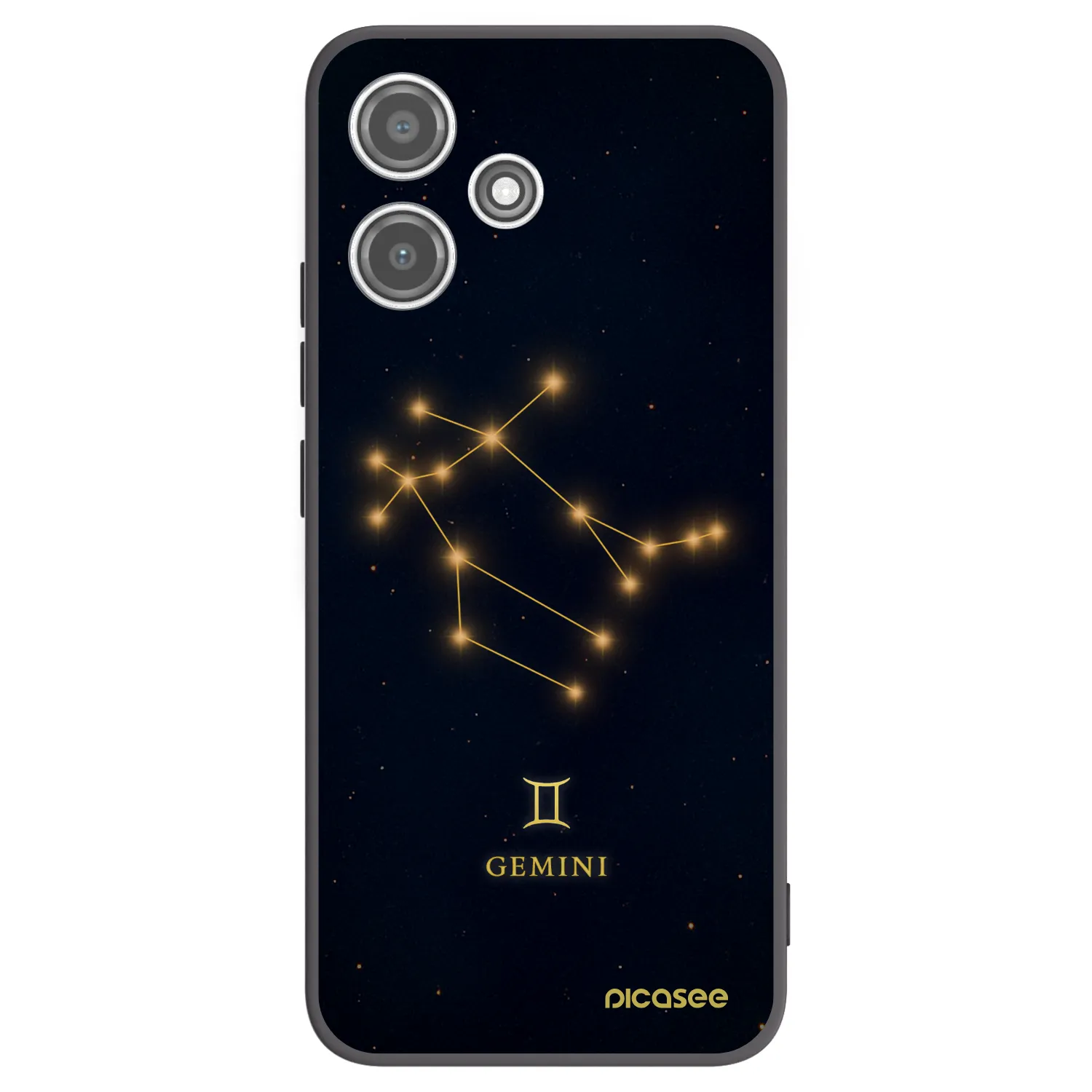 Picasee silikónový čierny obal pre Xiaomi Redmi 12 5G - GEMINI