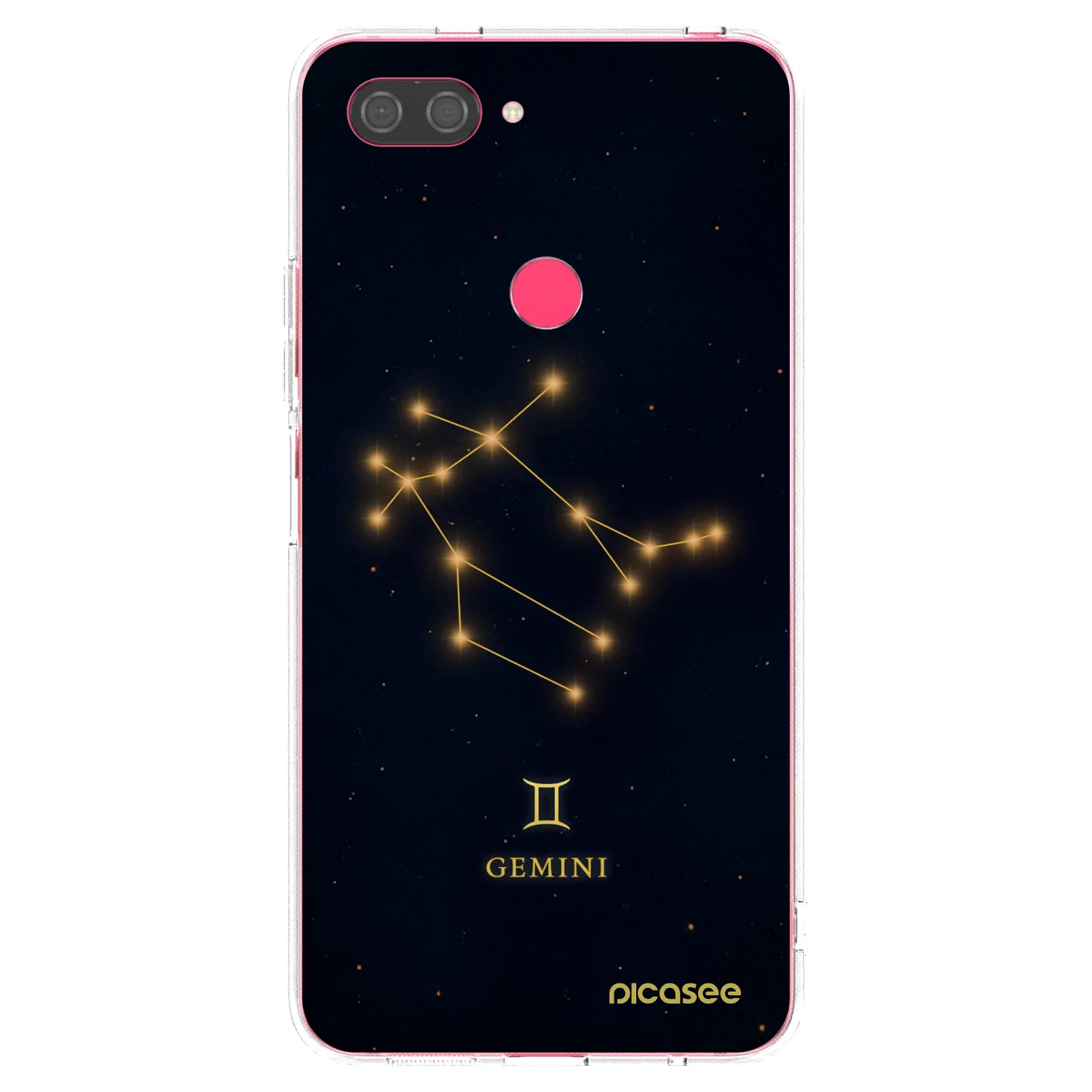 Picasee silikónový prehľadný obal pre Xiaomi Mi 8 Lite - GEMINI