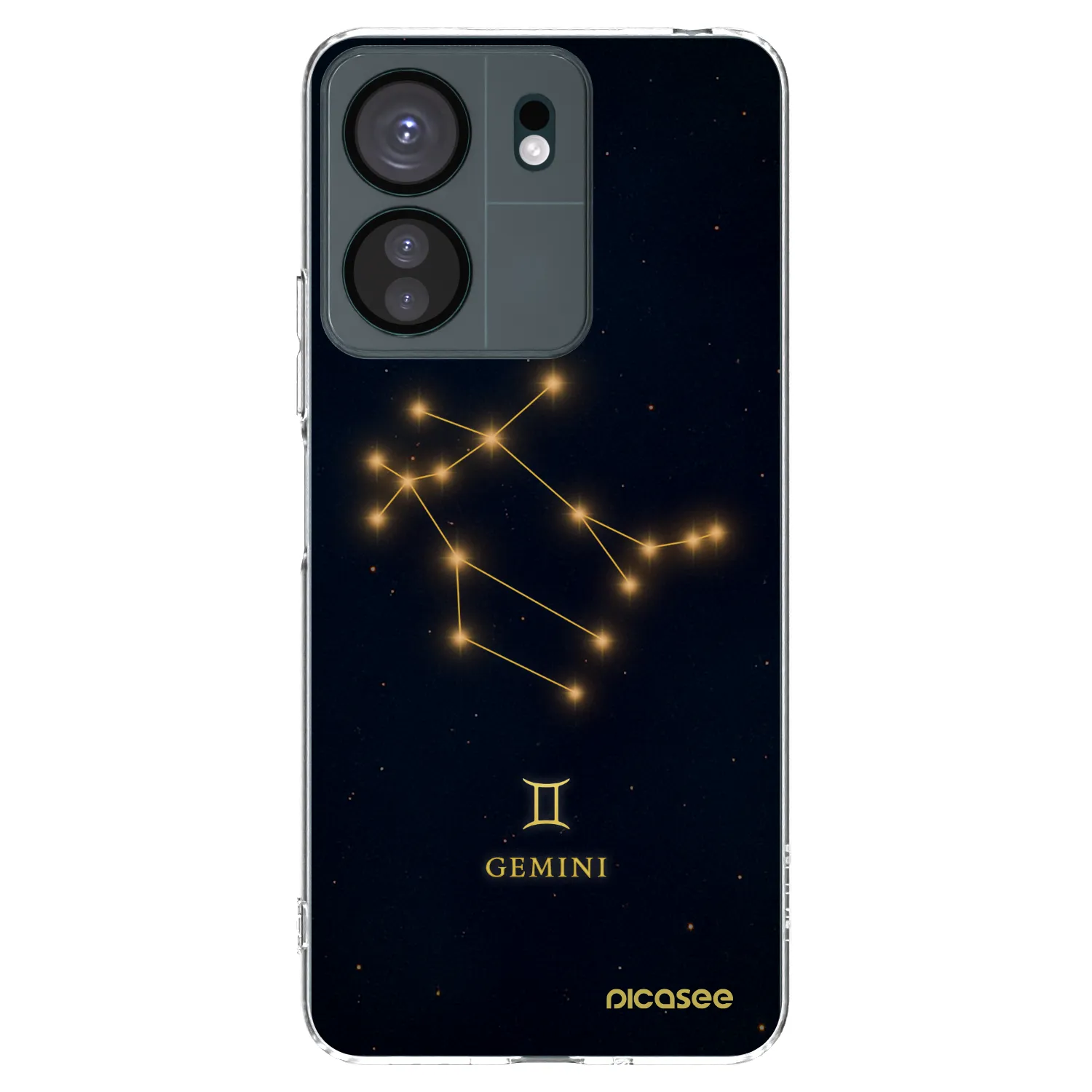 Silikónový prehľadný obal pre Xiaomi Redmi 13C 4G - GEMINI