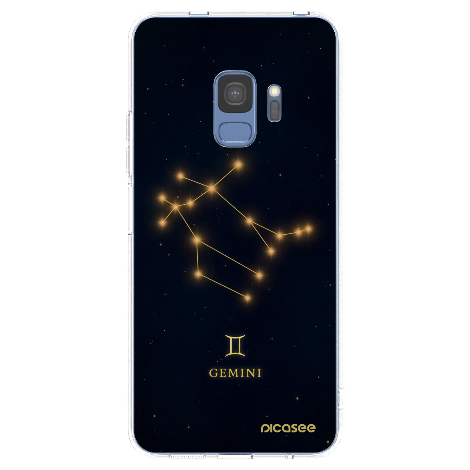 Picasee silikónový prehľadný obal pre Samsung Galaxy S9 G960F - GEMINI