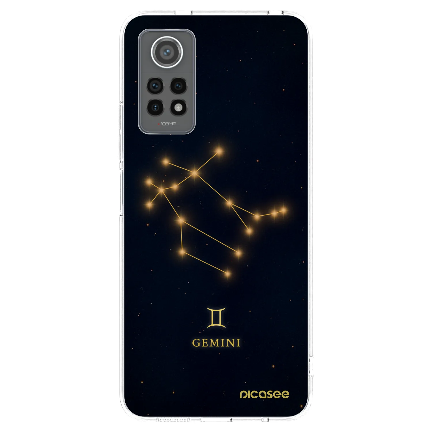 Picasee silikónový prehľadný obal pre Xiaomi Redmi Note 12 Pro 4G - GEMINI