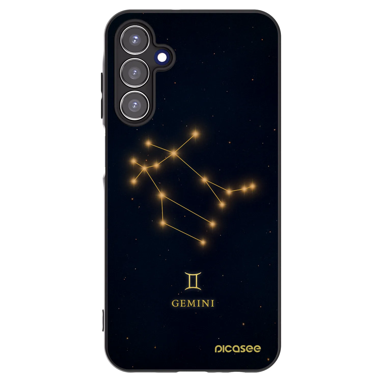 Picasee silikónový čierny obal pre Samsung Galaxy A15 A155F 4G - GEMINI