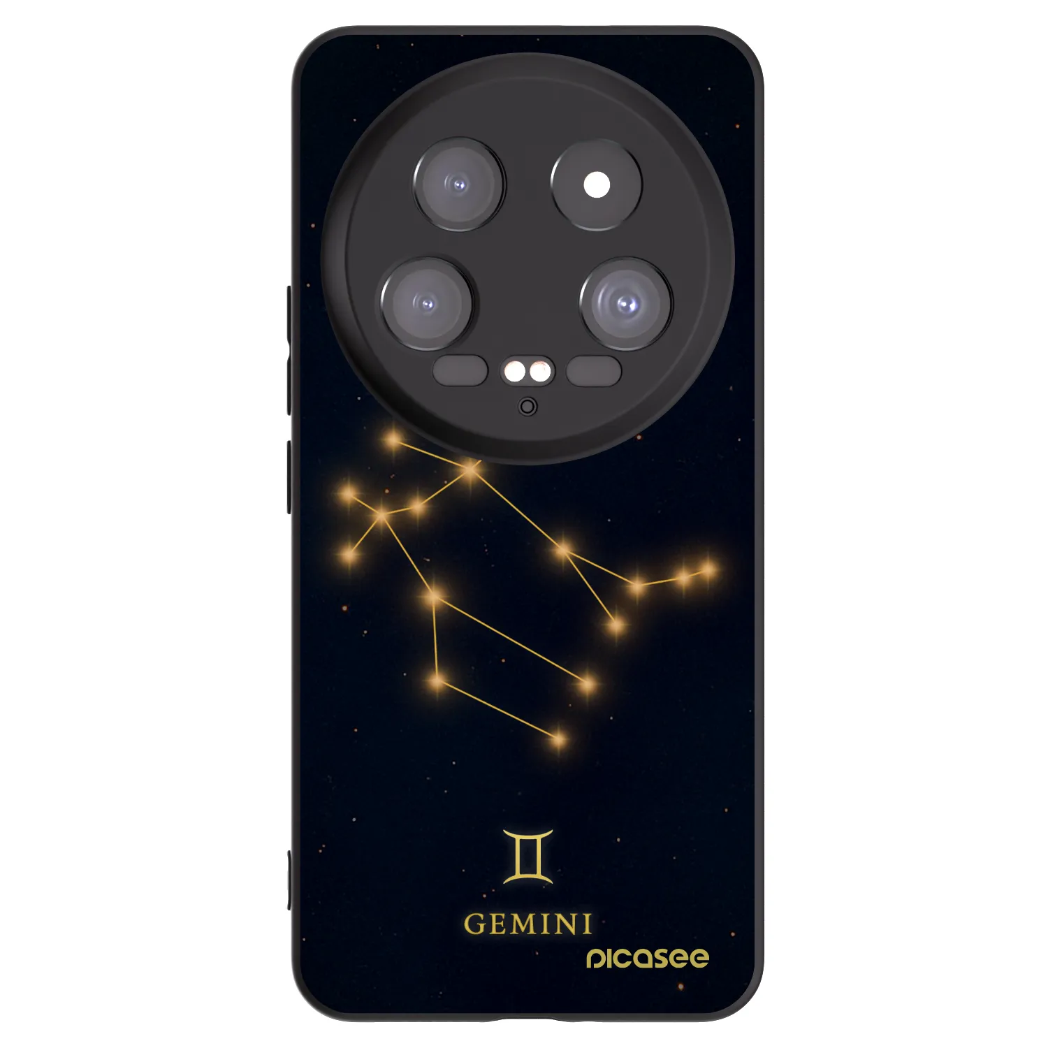 Picasee silikónový čierny obal pre Xiaomi 14 Ultra - GEMINI