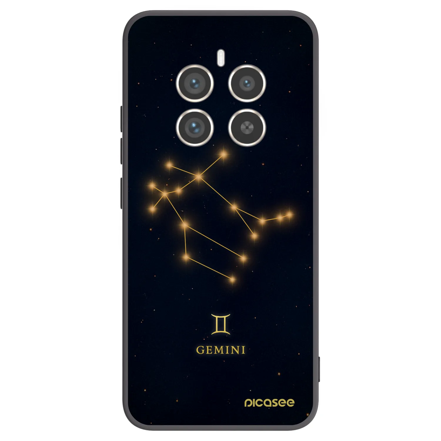 Picasee silikónový čierny obal pre Realme 12 Pro 5G - GEMINI