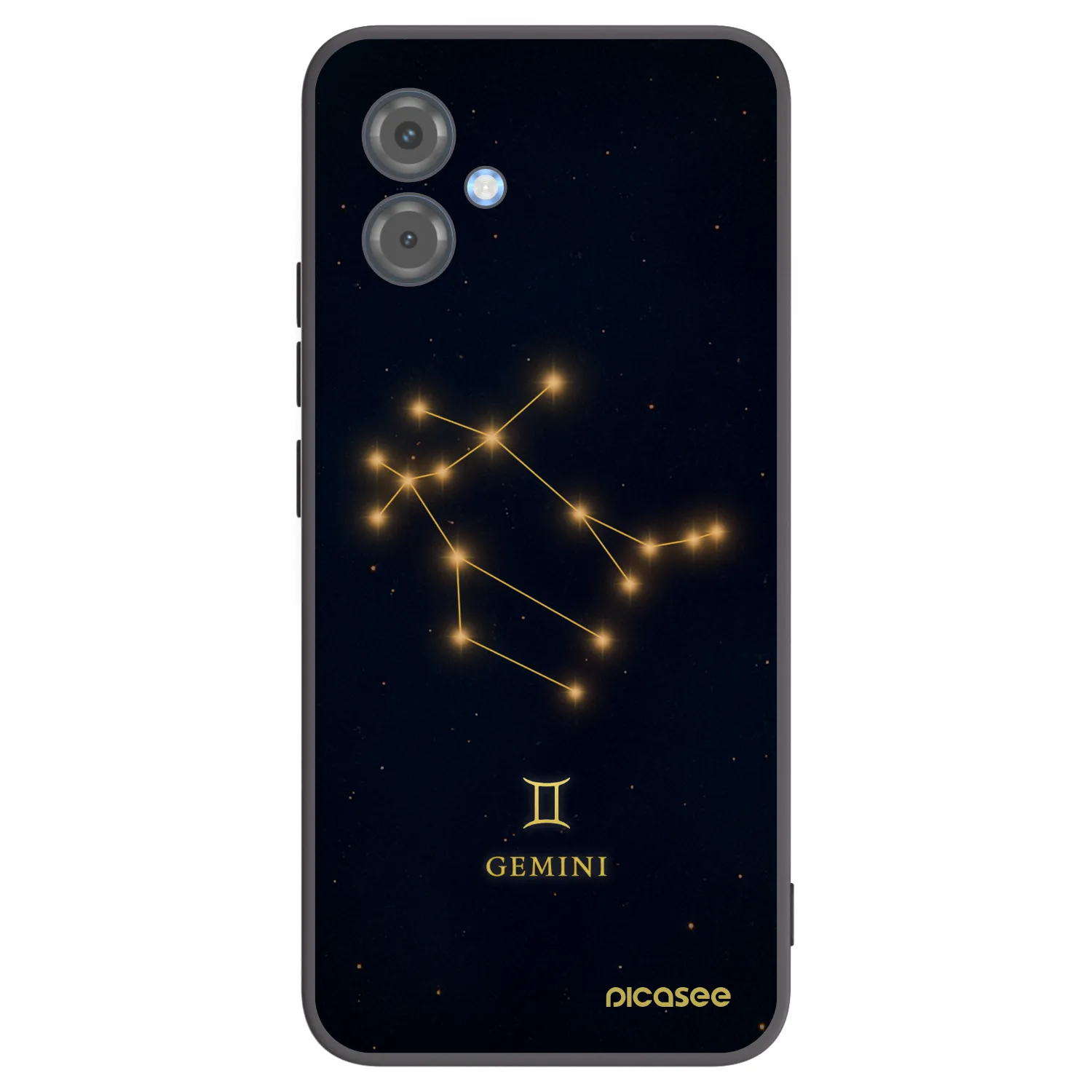 Picasee silikónový čierny obal pre Motorola Moto G14 - GEMINI