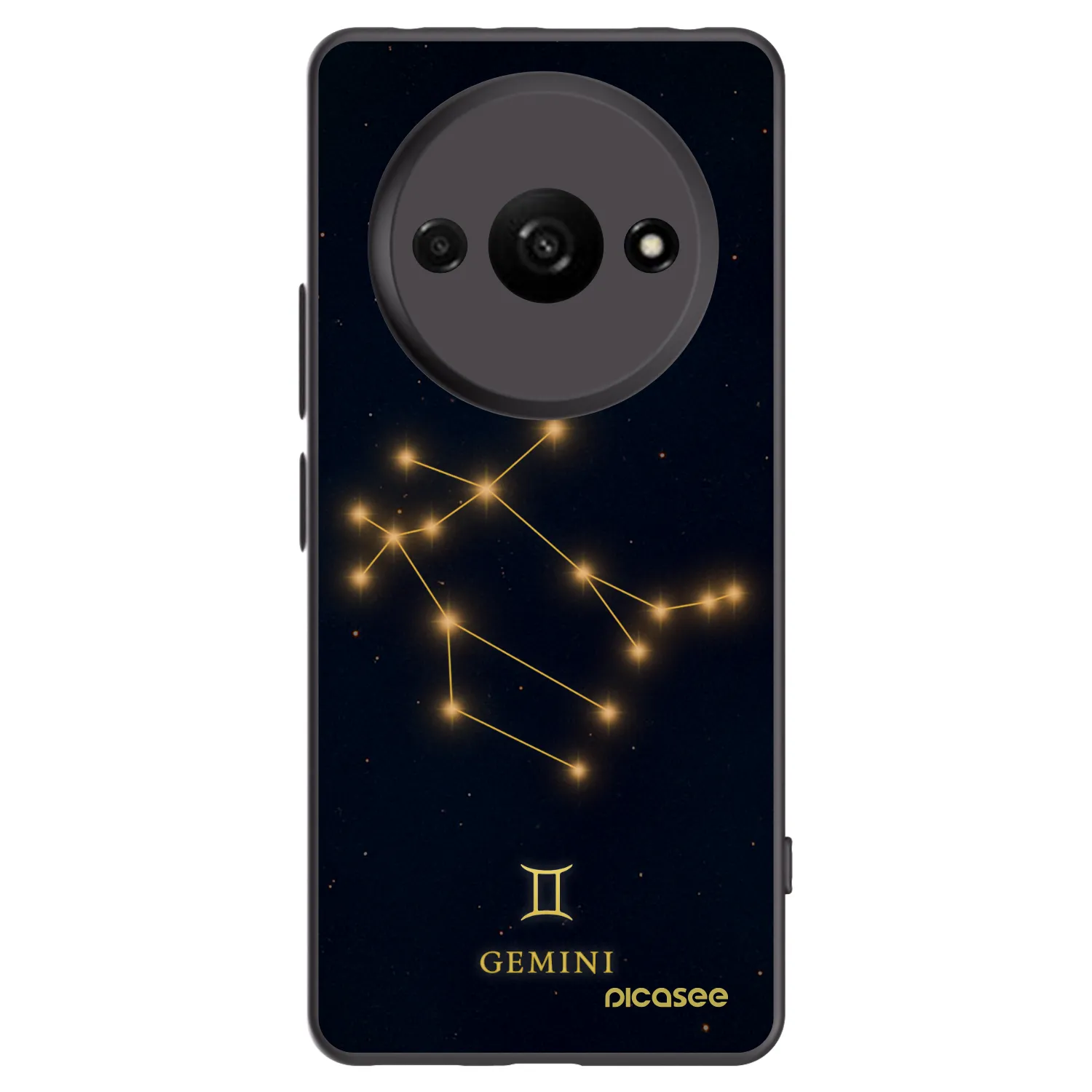Picasee silikónový čierny obal pre Xiaomi Redmi A3 - GEMINI