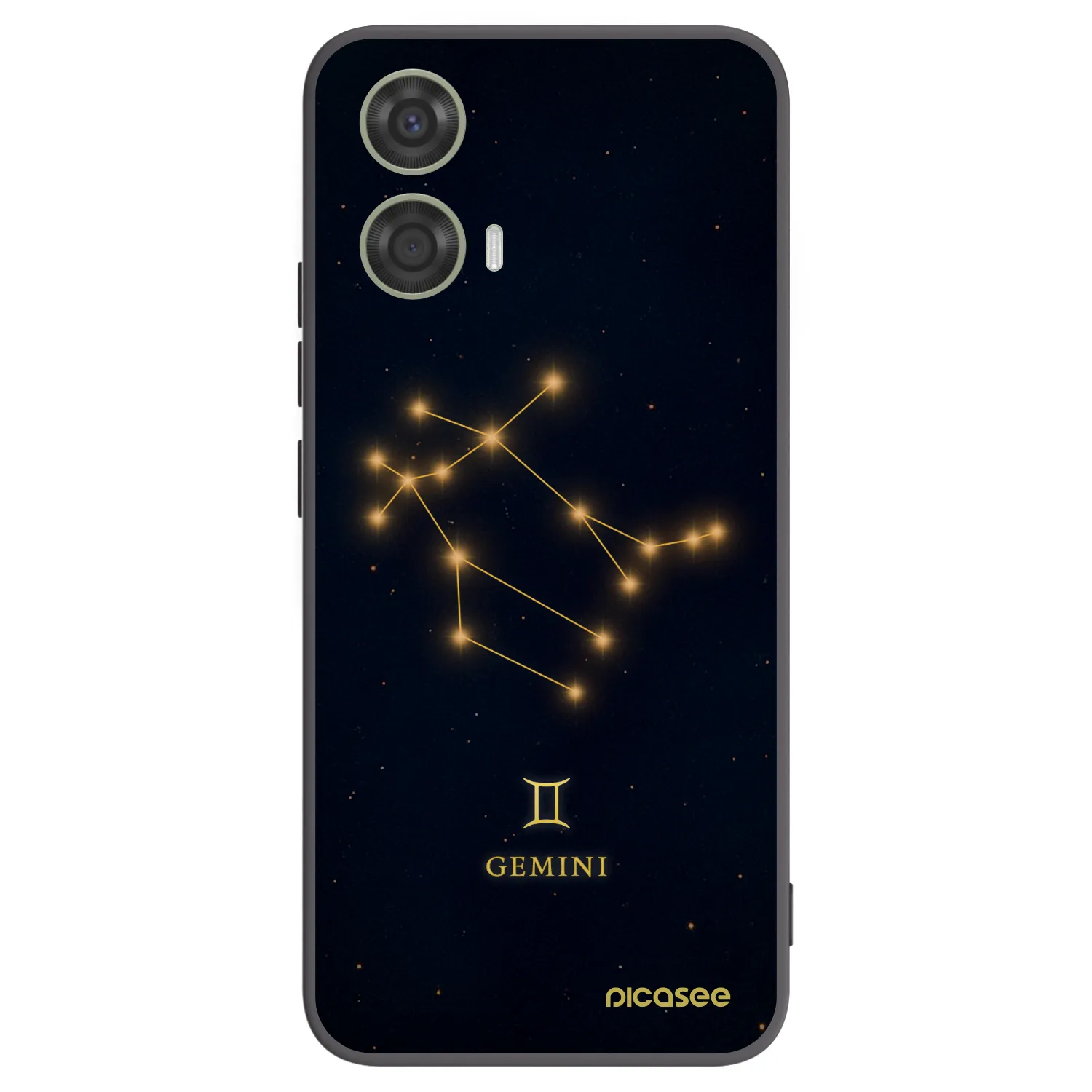 Picasee silikónový čierny obal pre Motorola Moto G24 - GEMINI