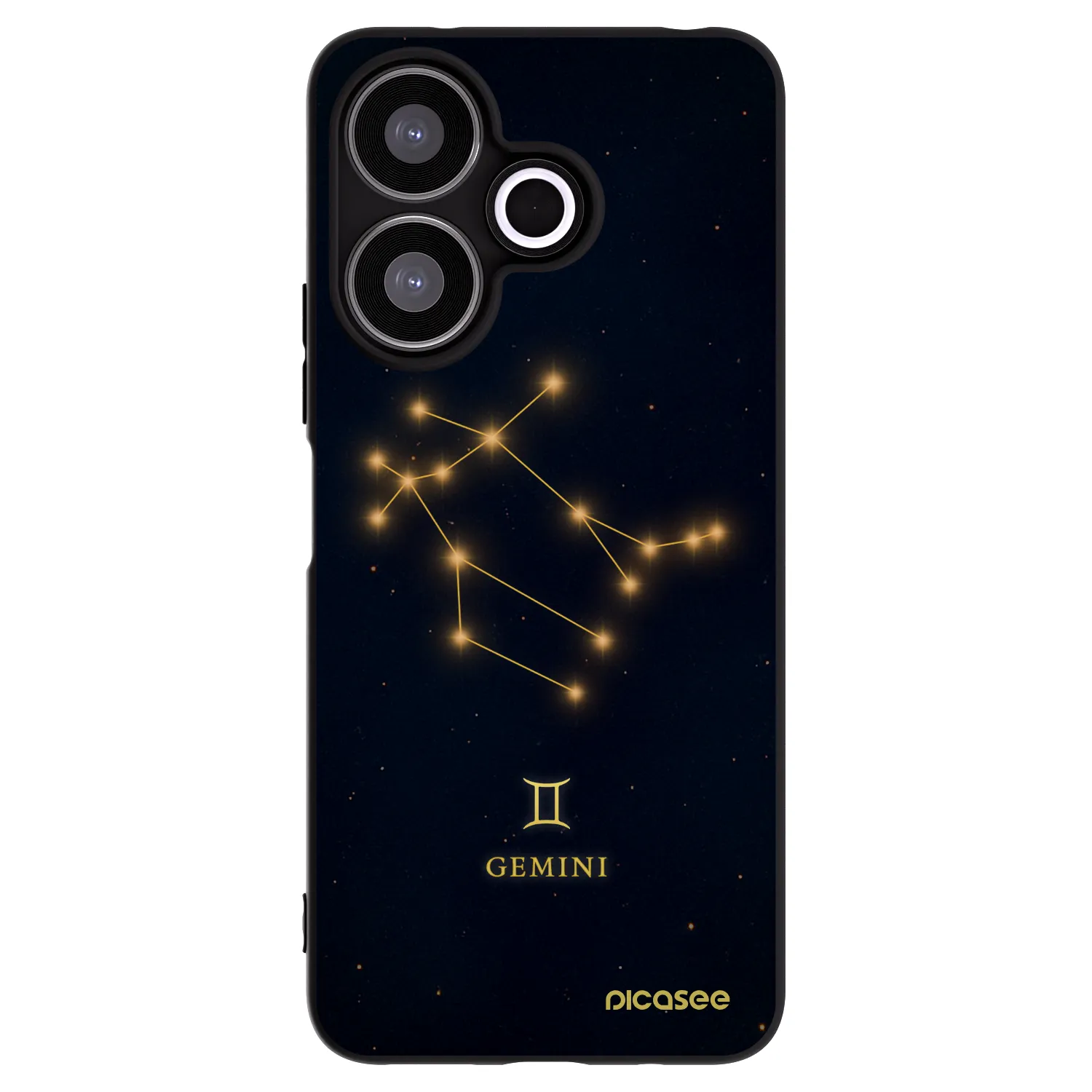 Silikónový čierny obal pre Xiaomi Redmi 13 4G - GEMINI