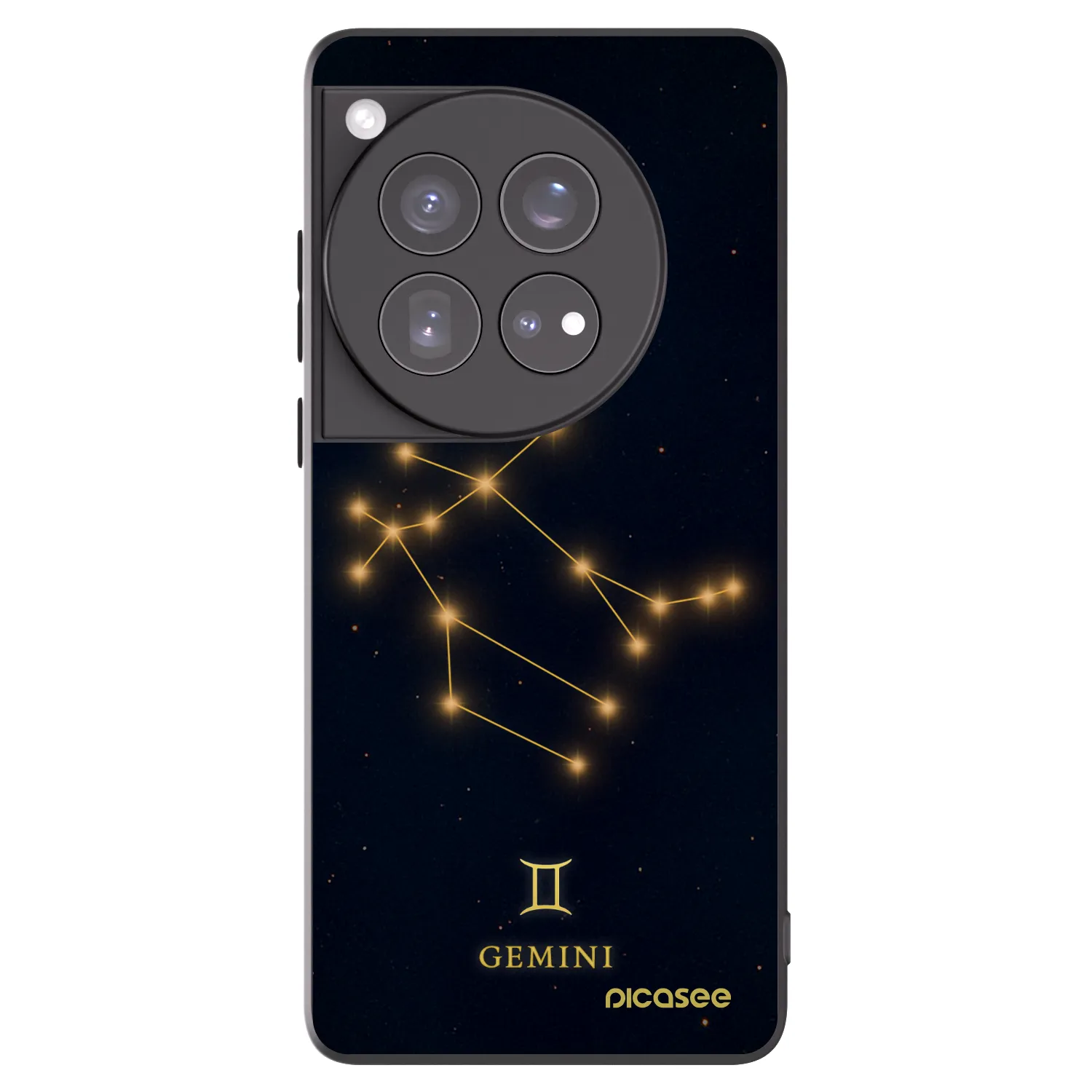 Silikónový čierny obal pre OnePlus 12 5G - GEMINI