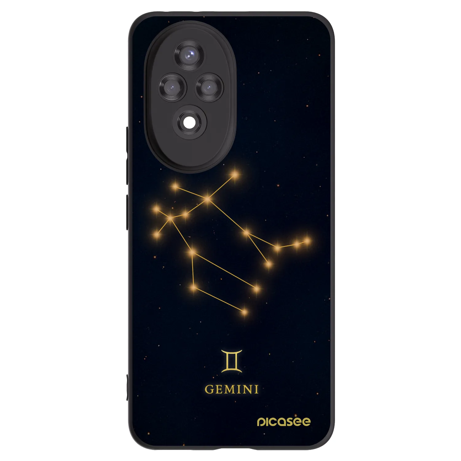 Picasee silikónový čierny obal pre Honor 200 Pro 5G - GEMINI