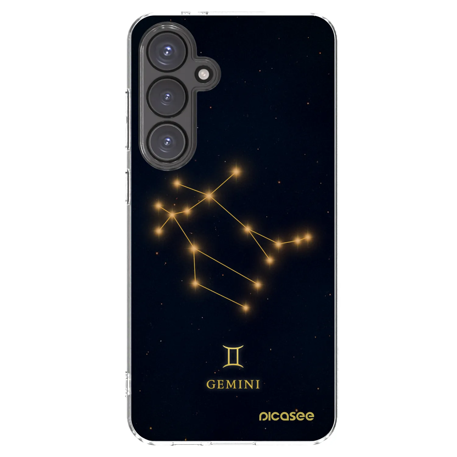 Picasee silikónový prehľadný obal pre Samsung Galaxy S24 FE S721B - GEMINI