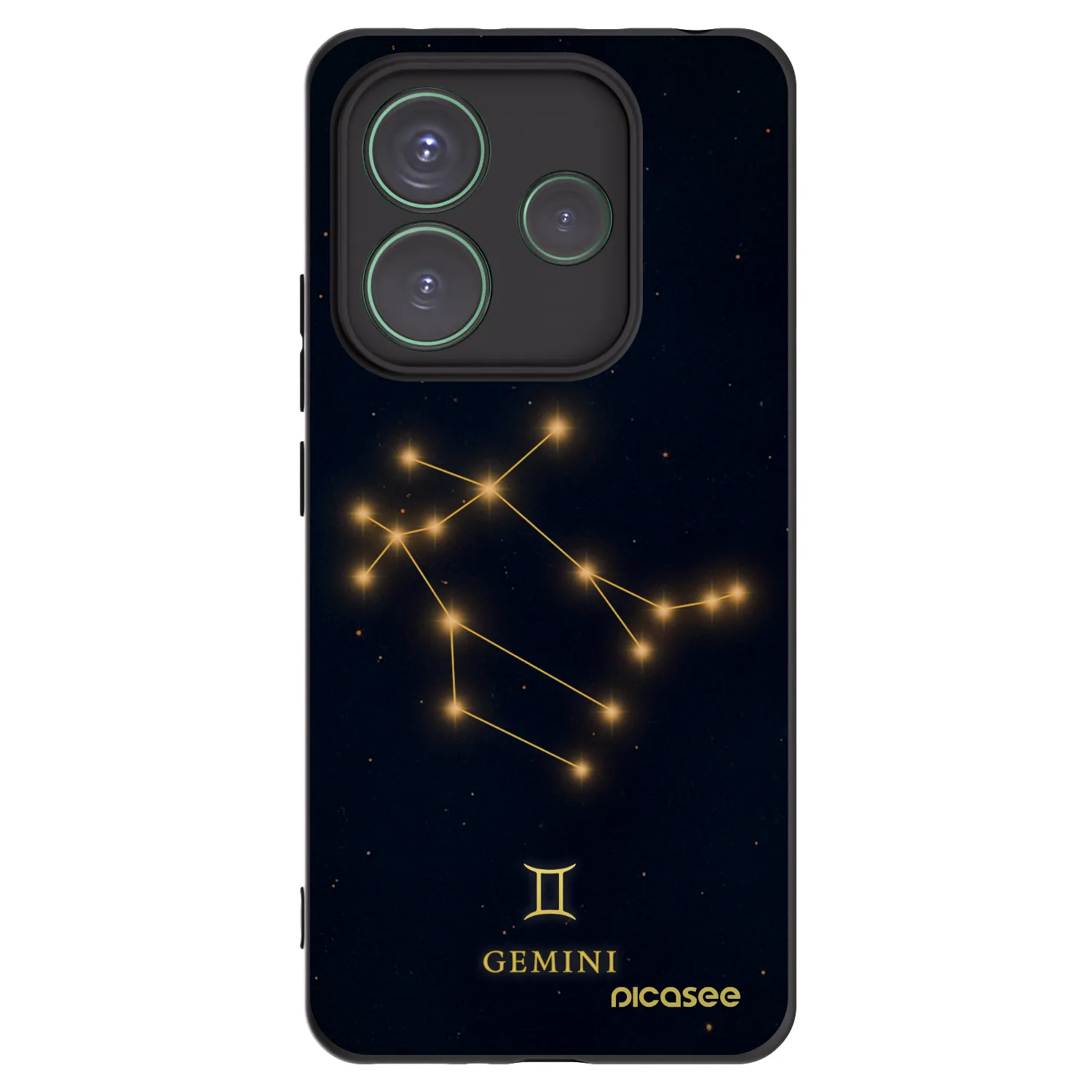 Silikónový čierny obal pre Xiaomi Redmi Note 14 5G - GEMINI