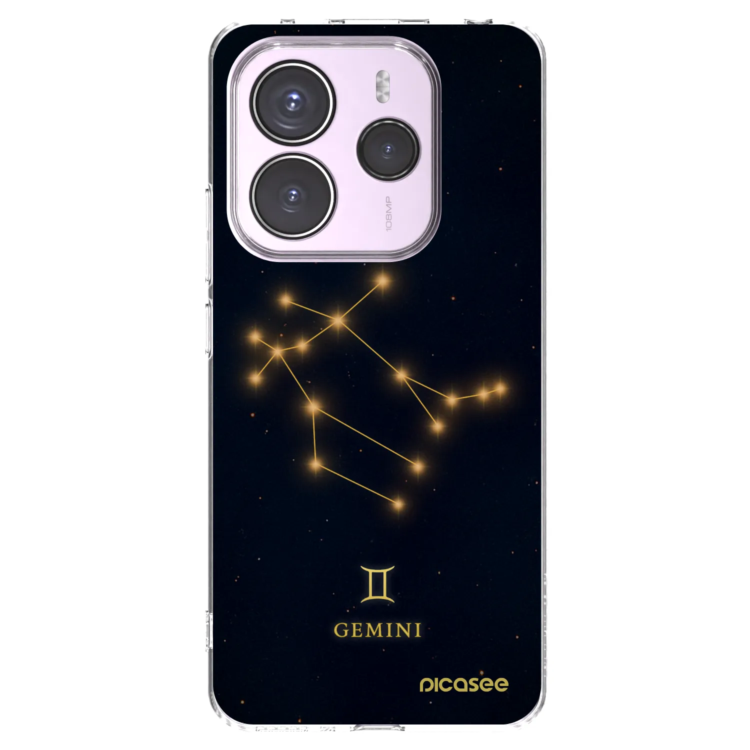 Silikónový prehľadný obal pre Xiaomi Redmi Note 14 5G - GEMINI