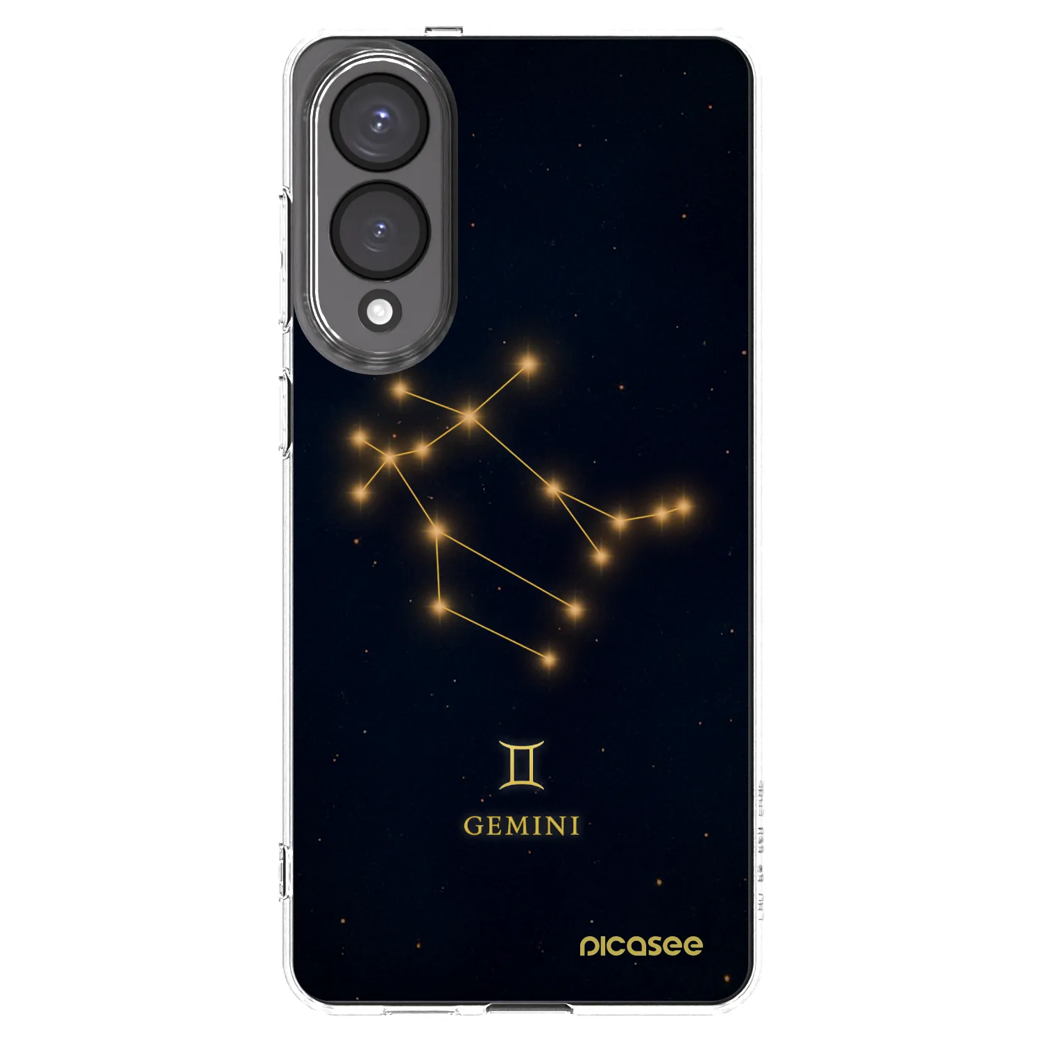 Picasee silikónový prehľadný obal pre Samsung Galaxy S25 Edge 5G - GEMINI