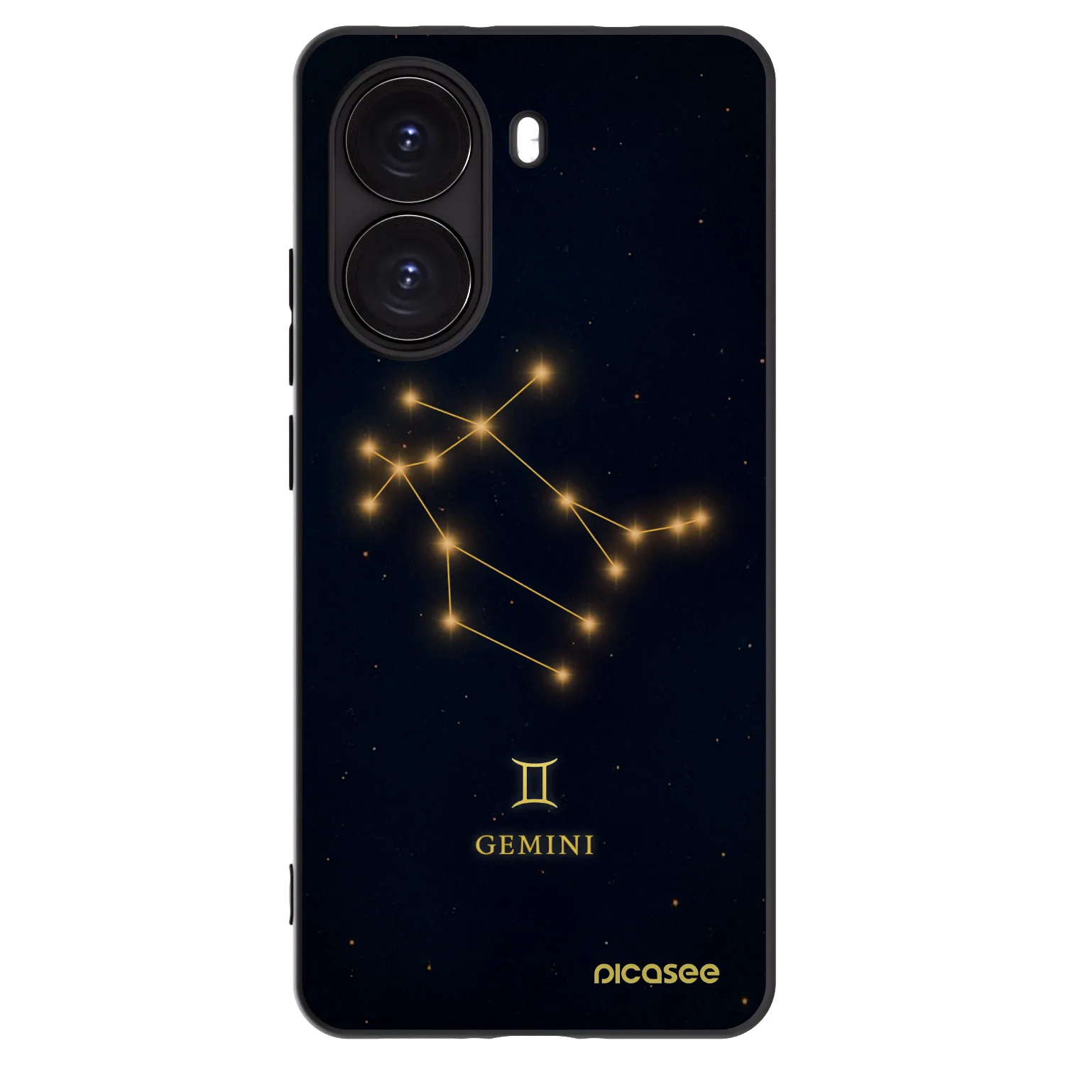 Picasee silikónový čierny obal pre Xiaomi Poco X7 Pro 5G - GEMINI