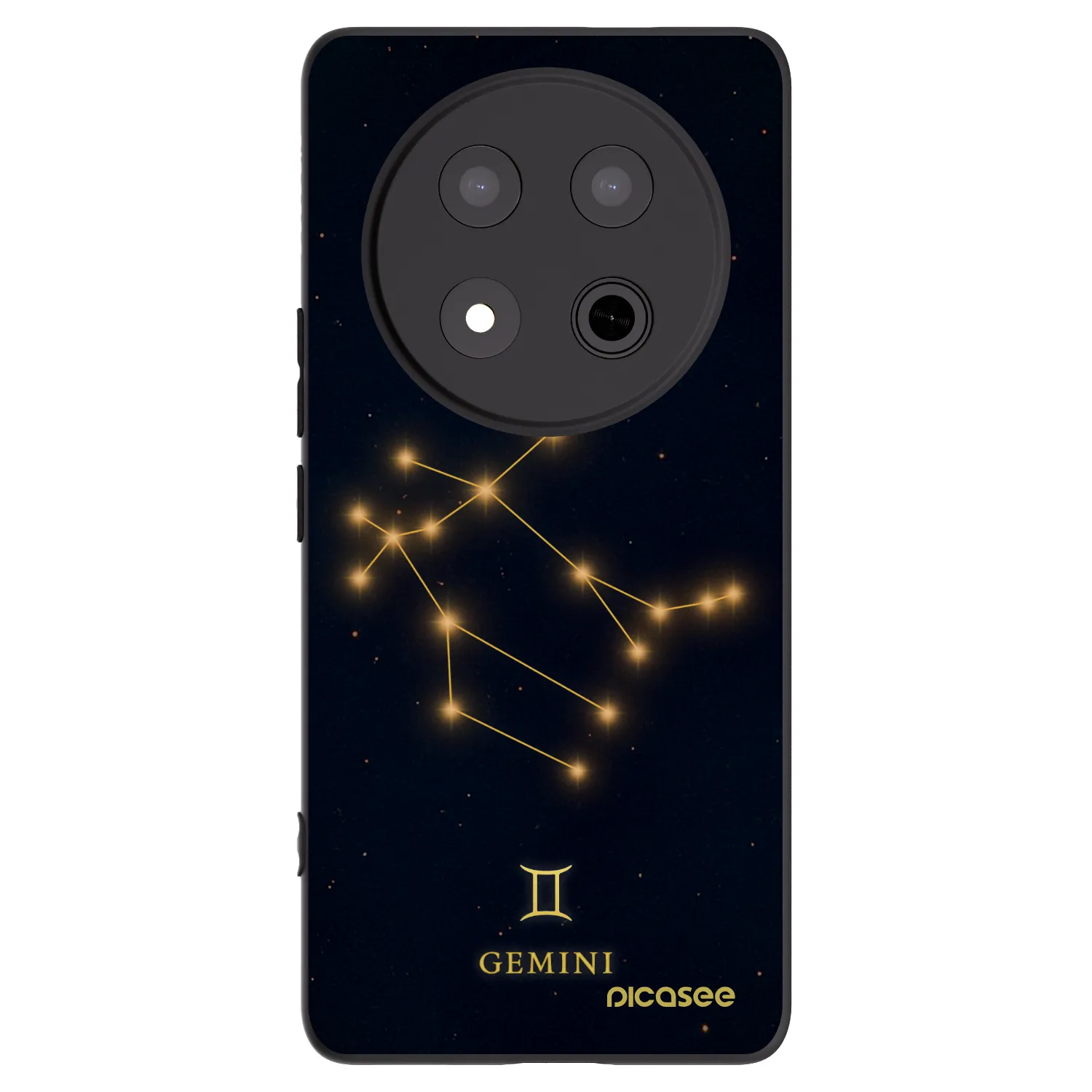 Picasee silikónový čierny obal pre Honor Magic7 Lite 5G - GEMINI