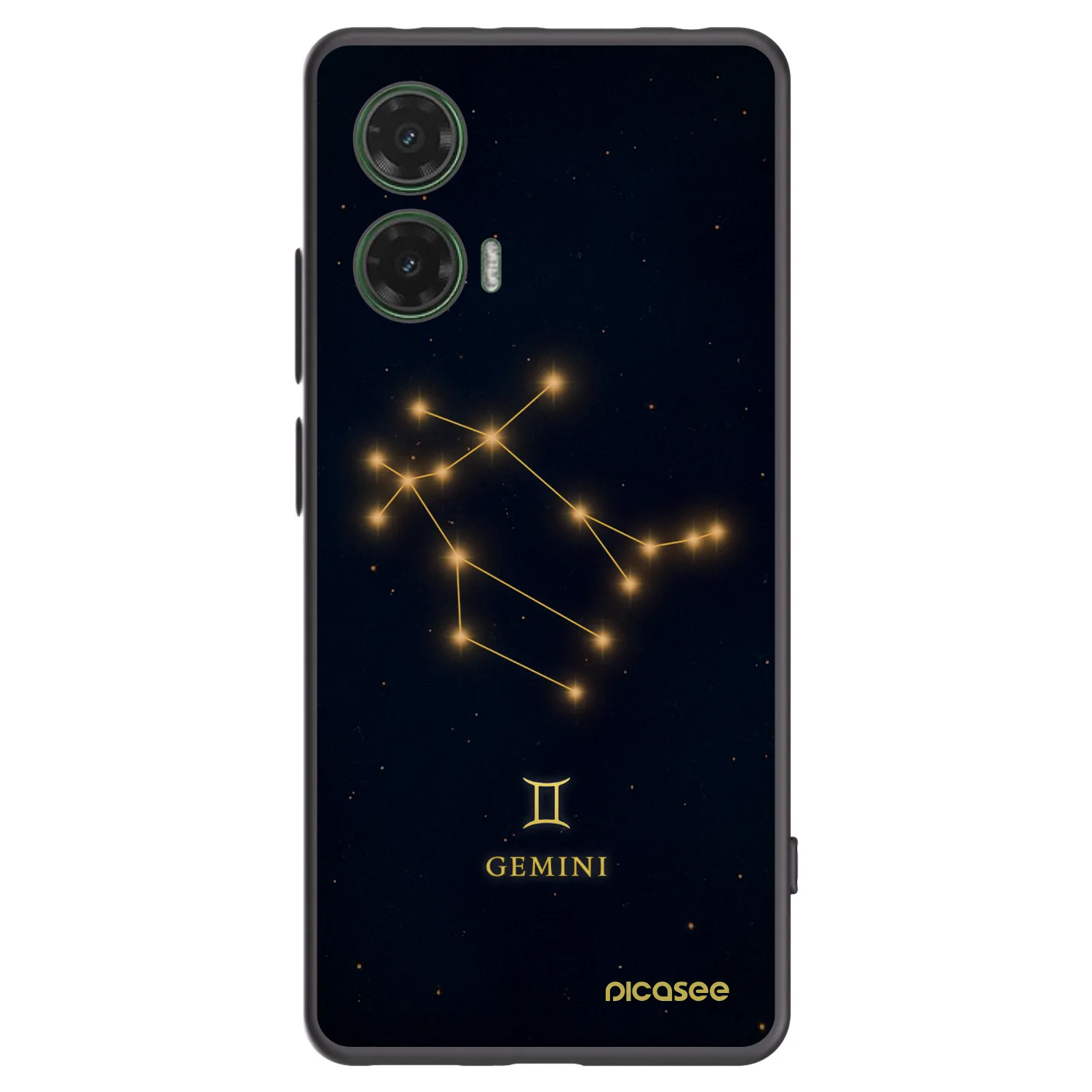 Picasee silikónový čierny obal pre Motorola Moto G35 5G - GEMINI