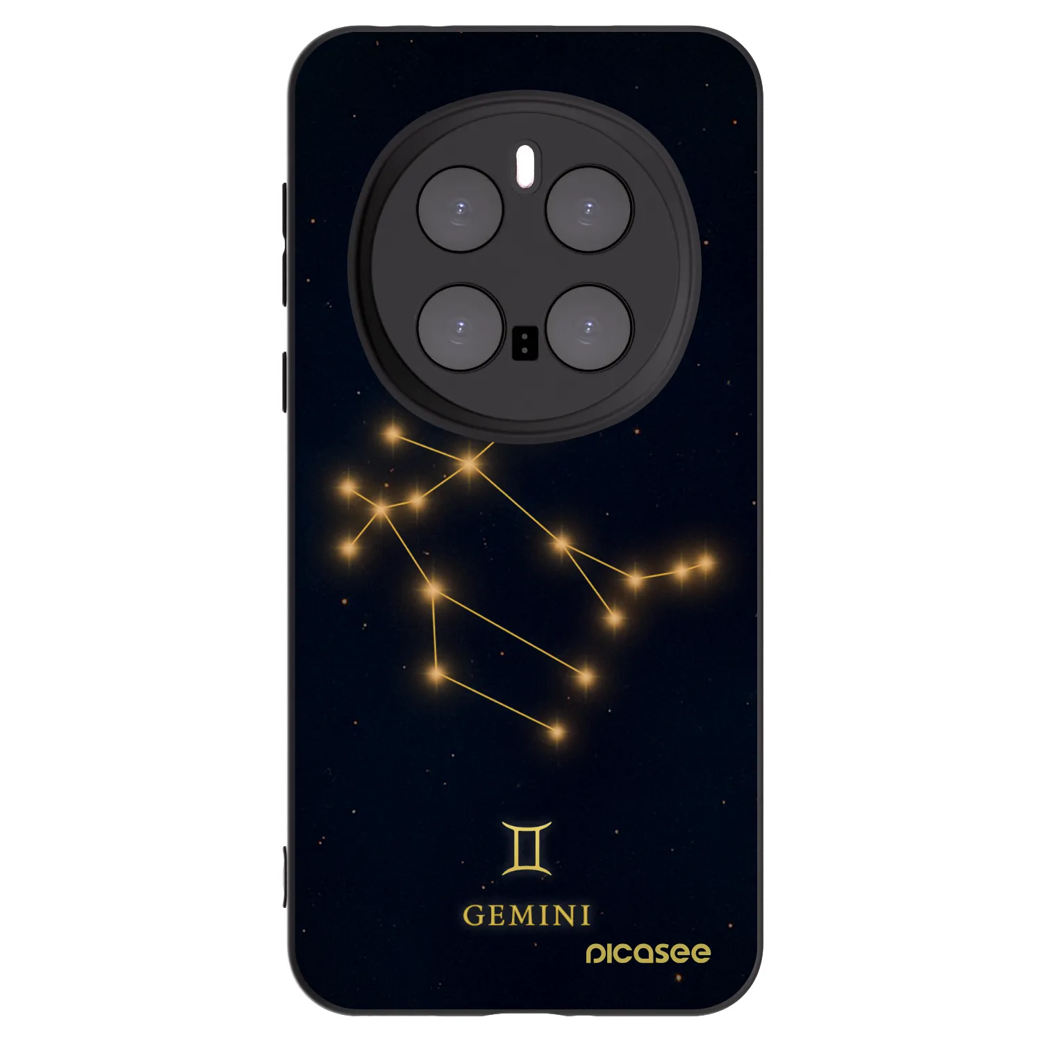 Picasee silikónový čierny obal pre Honor Magic7 Pro 5G - GEMINI