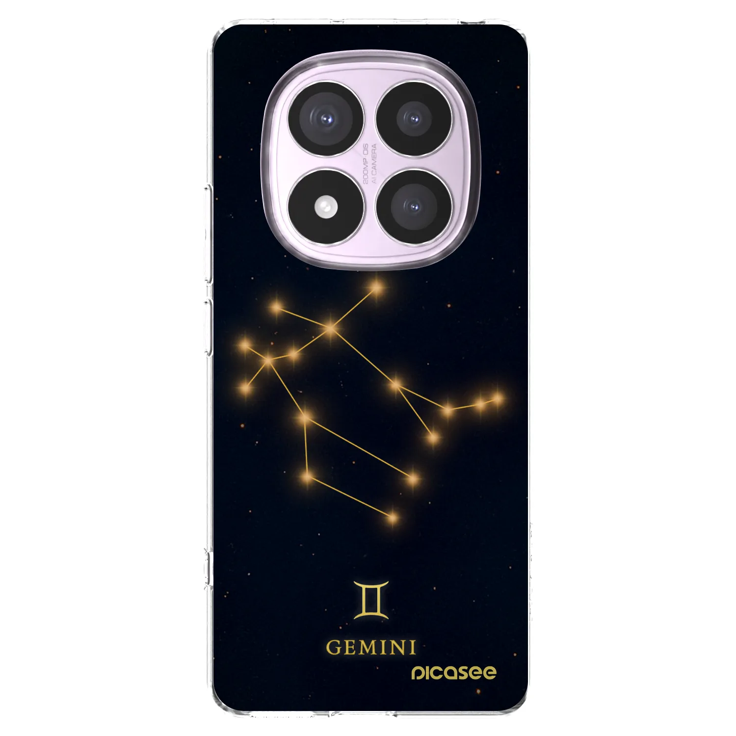 Silikónový prehľadný obal pre Xiaomi Redmi Note 14 Pro 4G - GEMINI