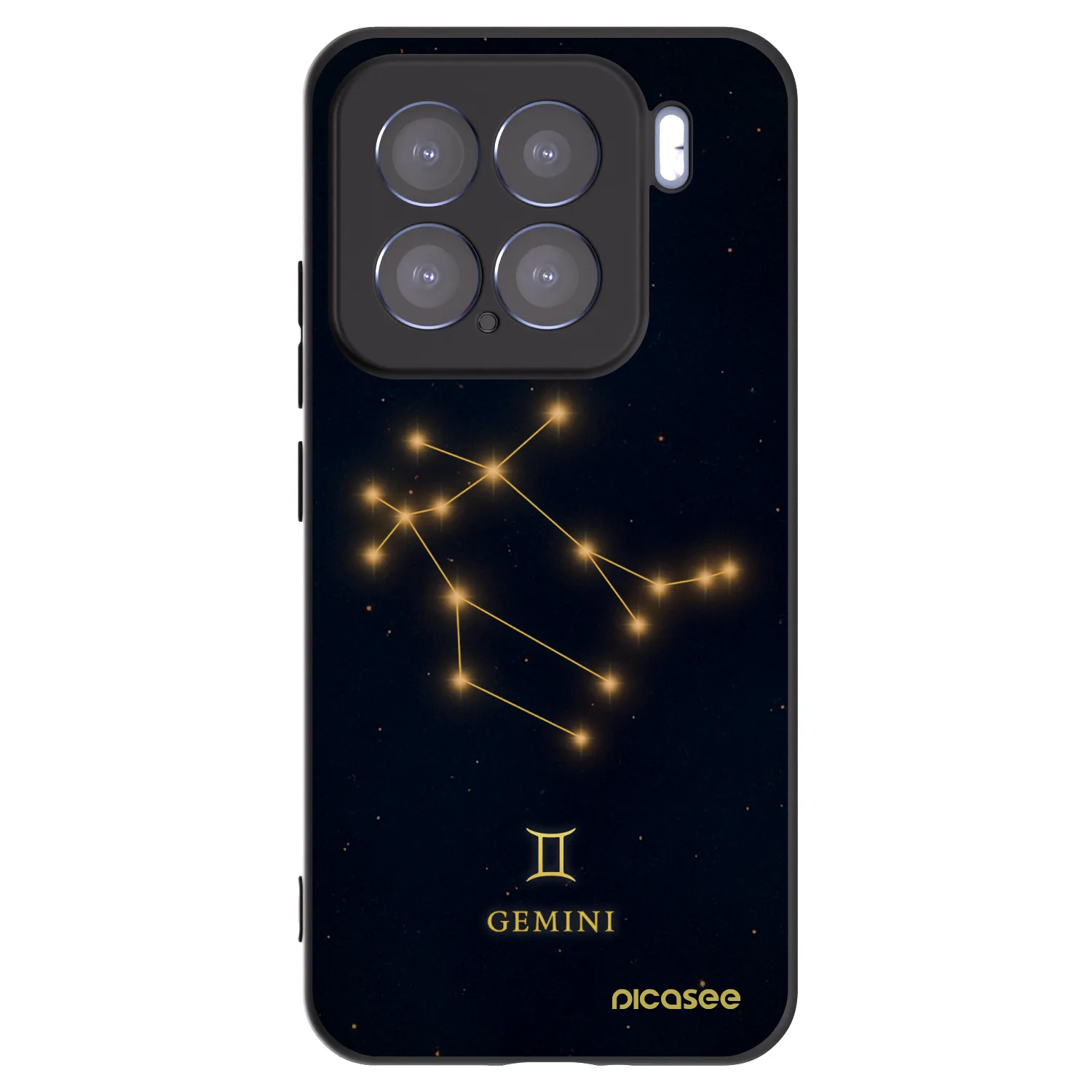 Silikónový čierny obal pre Xiaomi 15 - GEMINI