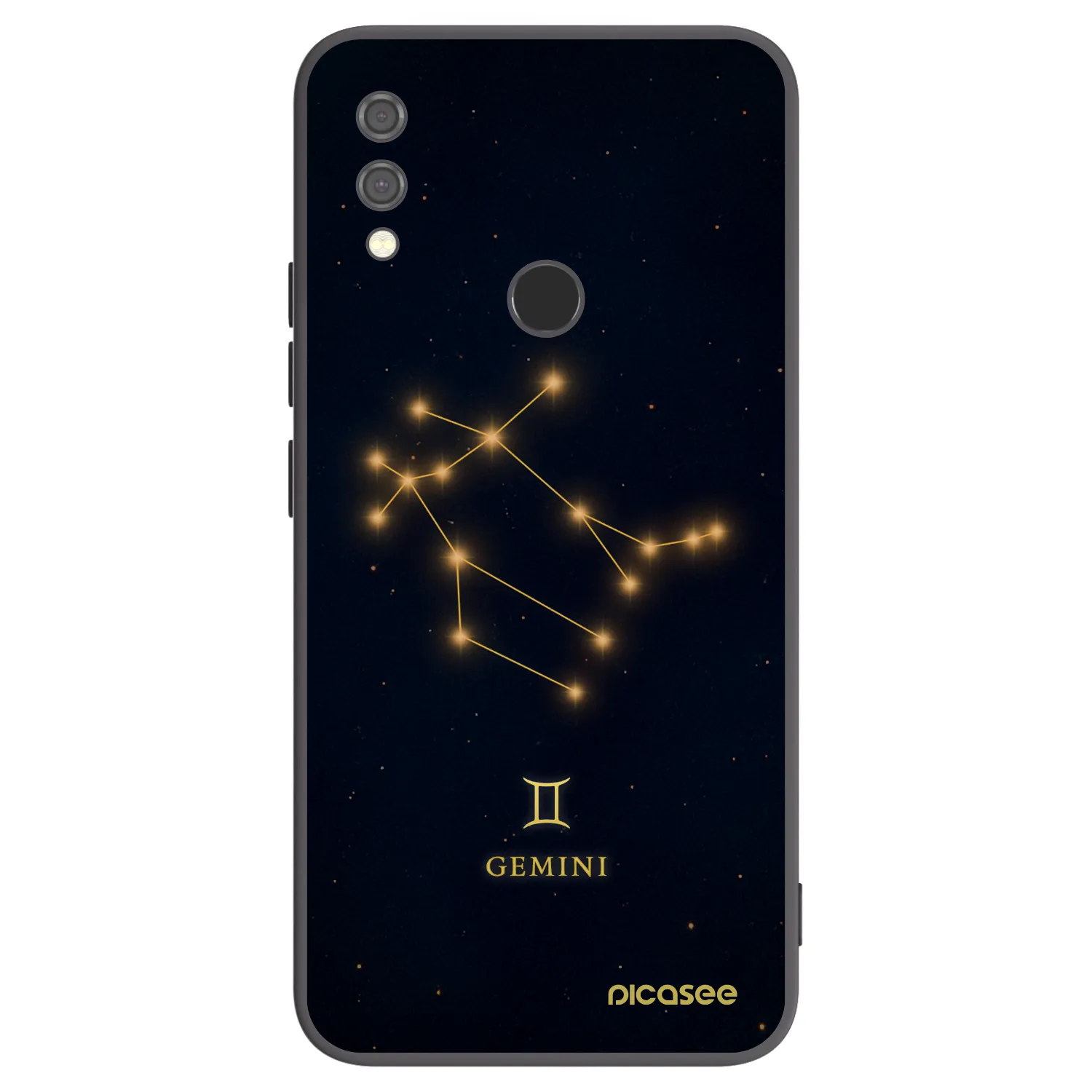 Picasee silikónový čierny obal pre Xiaomi Redmi Note 7 - GEMINI