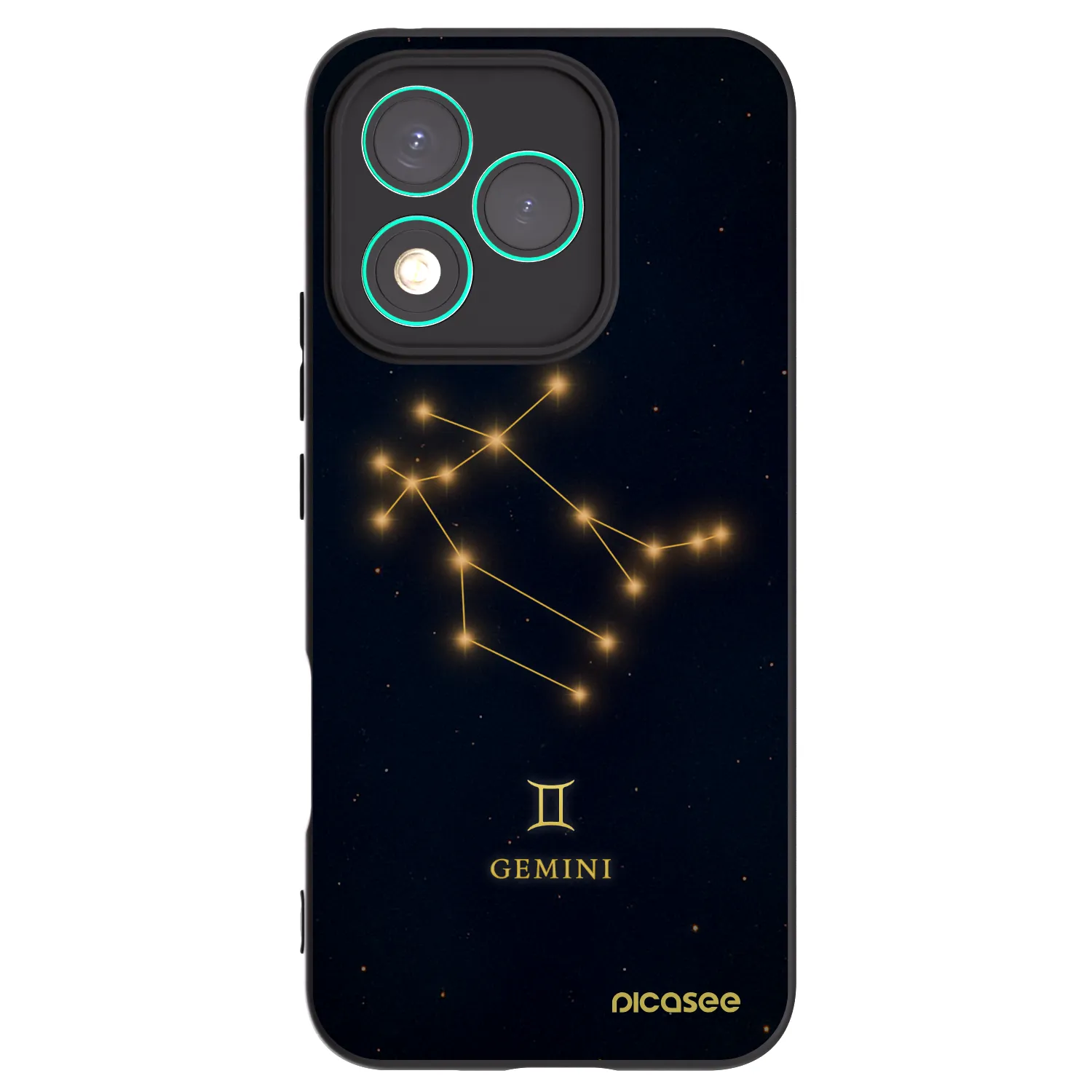 Picasee silikónový čierny obal pre Honor 400 Lite 5G - GEMINI