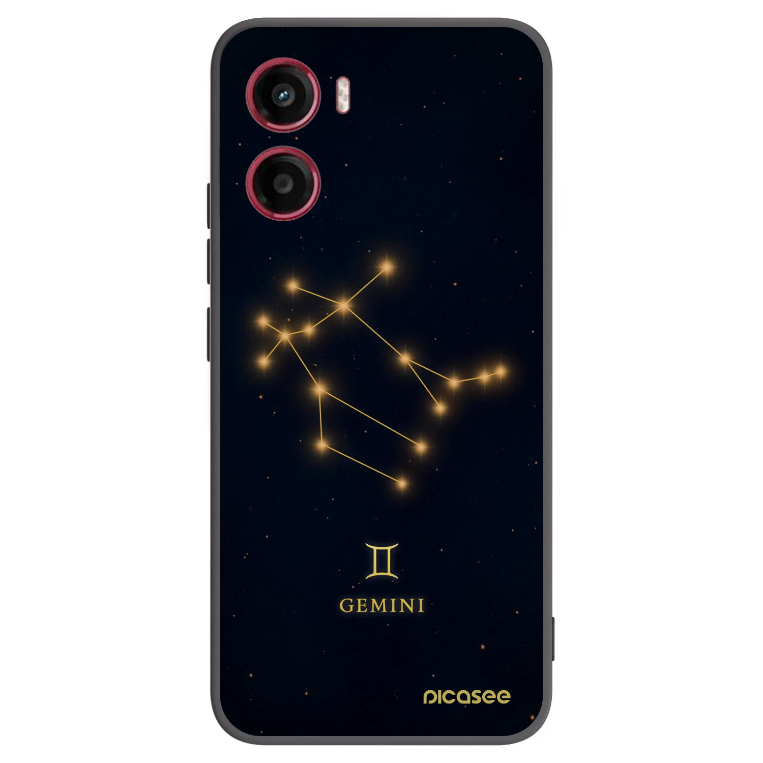 Picasee silikónový čierny obal pre Motorola Moto G05 - GEMINI
