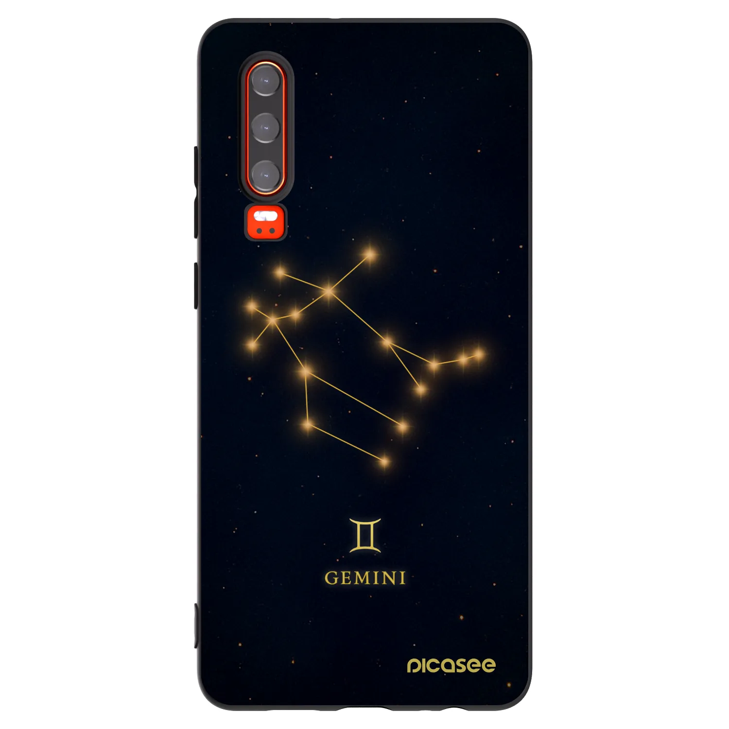 Picasee silikónový čierny obal pre Huawei P30 - GEMINI