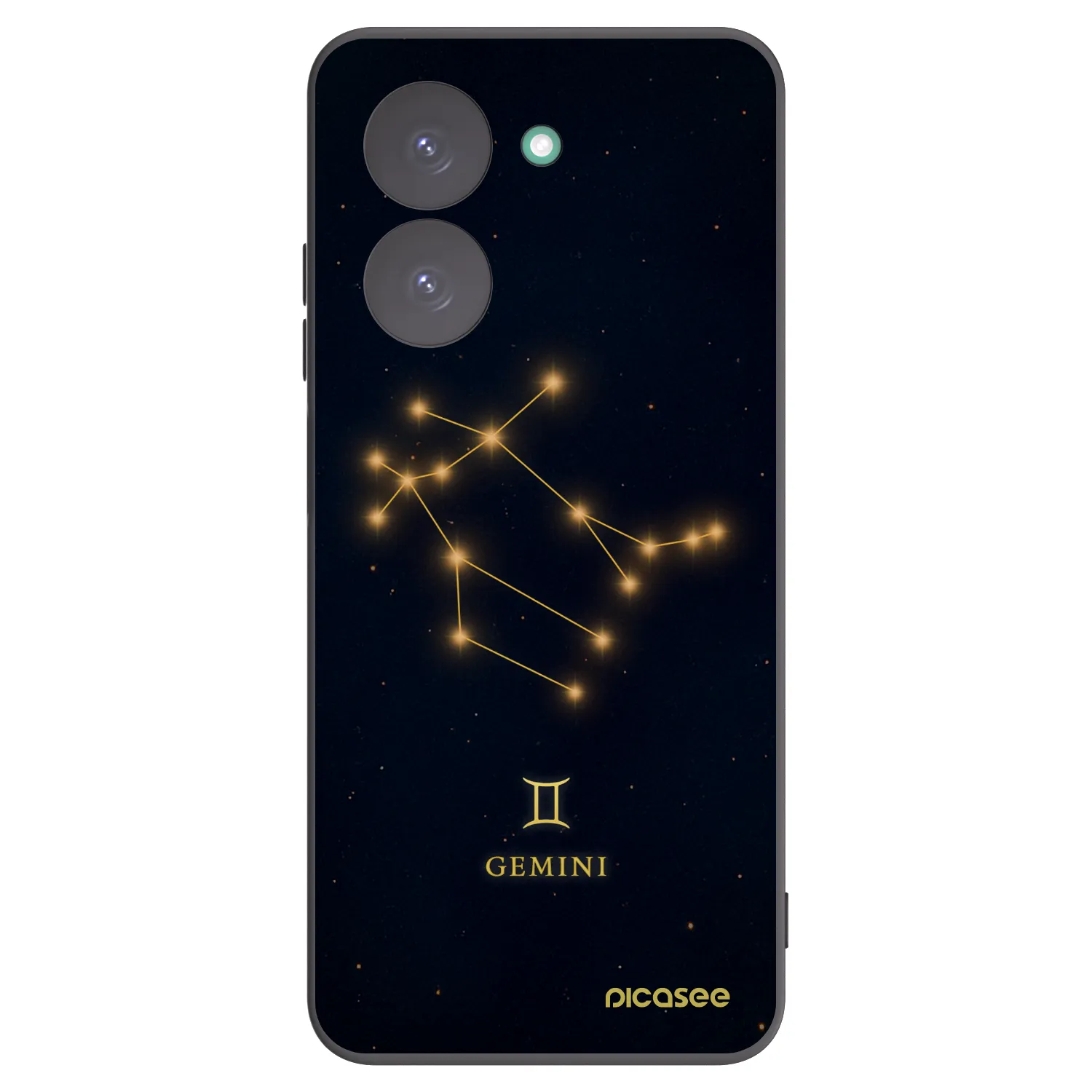 Picasee silikónový čierny obal pre Xiaomi Redmi A5 - GEMINI
