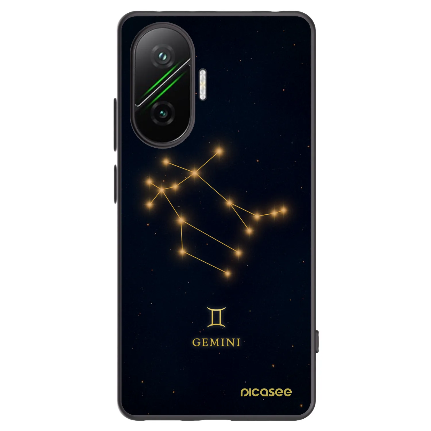 Silikónový čierny obal pre Xiaomi Poco F7 5G - GEMINI