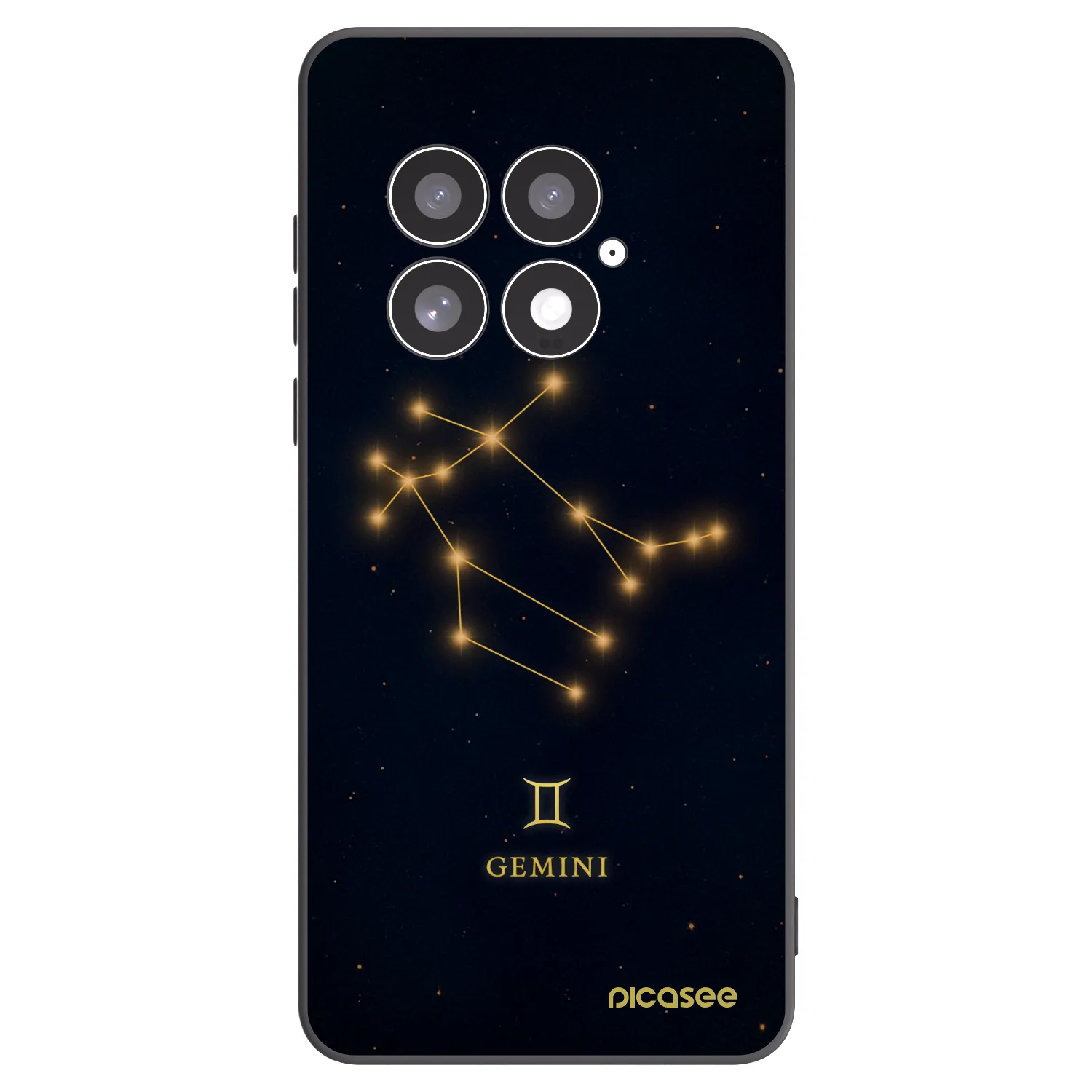 Picasee silikónový čierny obal pre OnePlus 13 5G - GEMINI