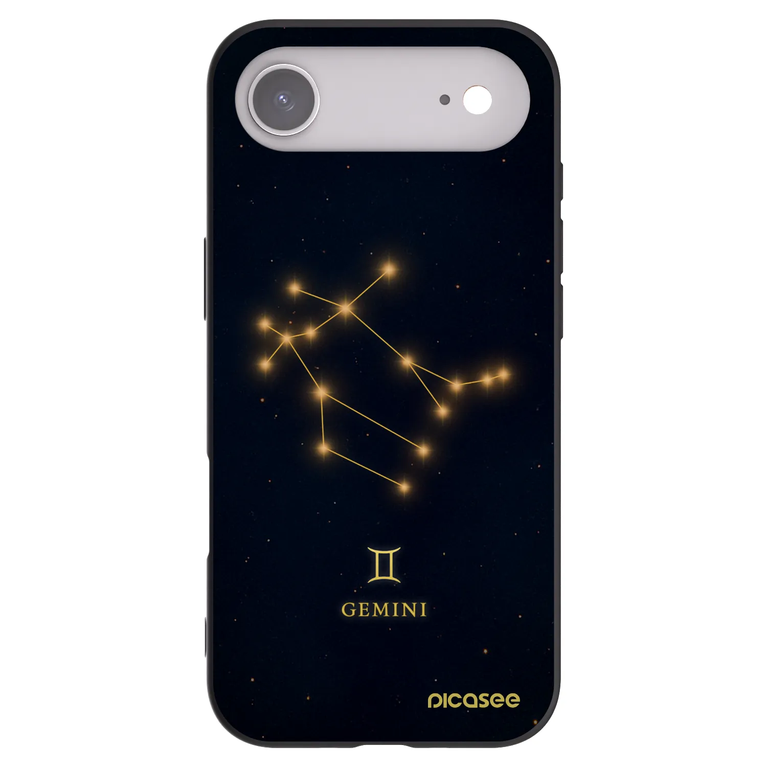 Picasee silikónový čierny obal pre Apple iPhone Air - GEMINI