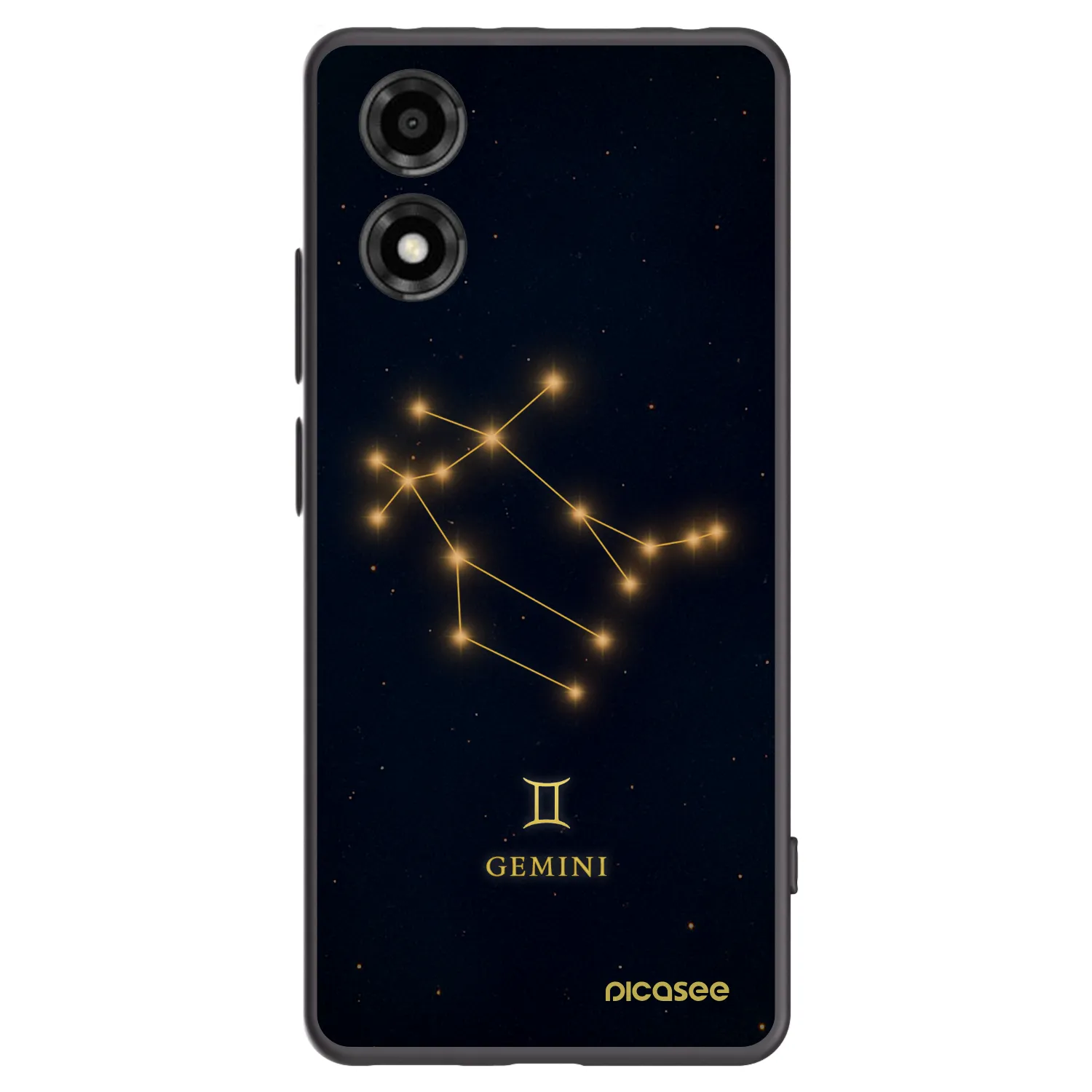 Picasee silikónový čierny obal pre Motorola Moto E14 - GEMINI