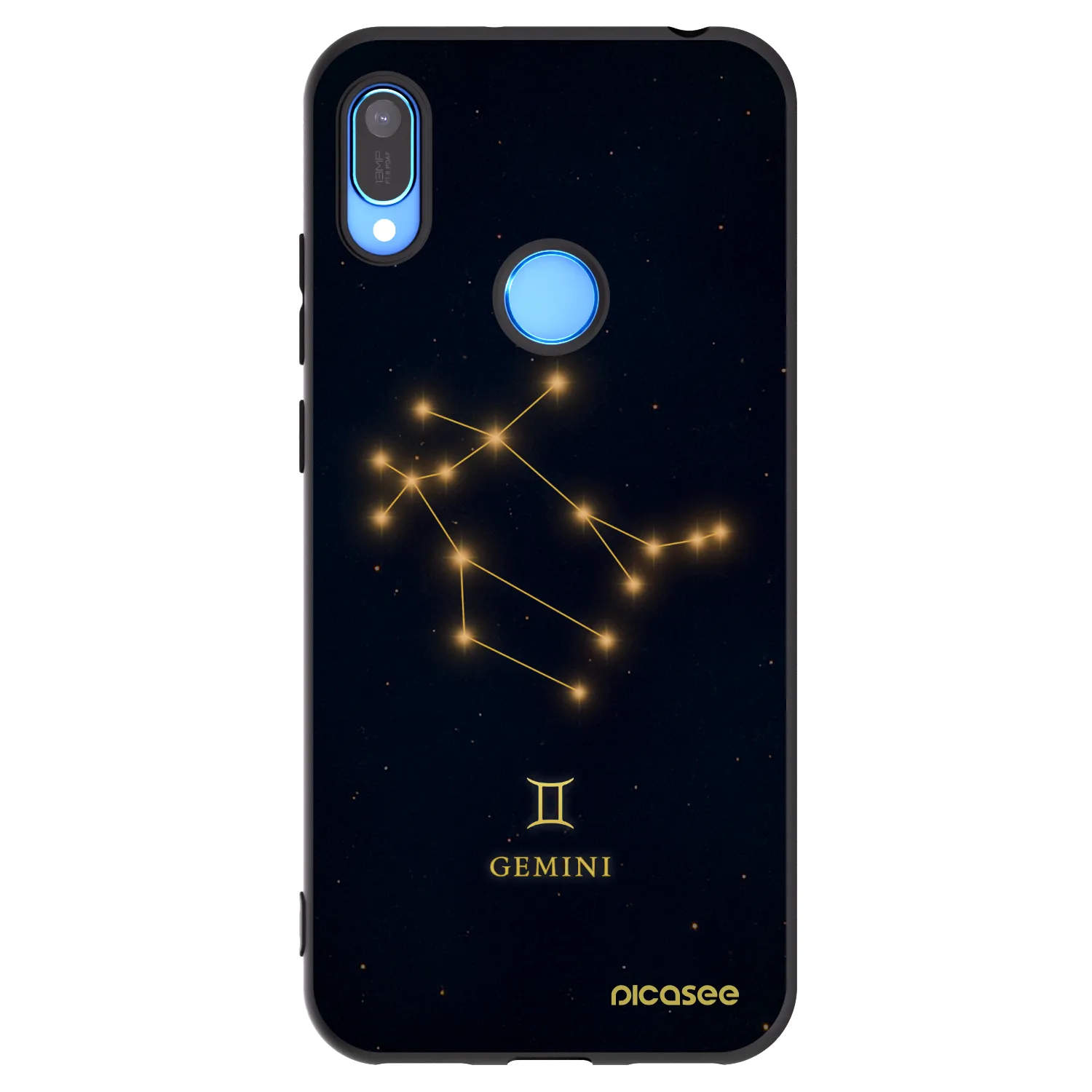 Picasee silikónový čierny obal pre Huawei Y6 2019 - GEMINI
