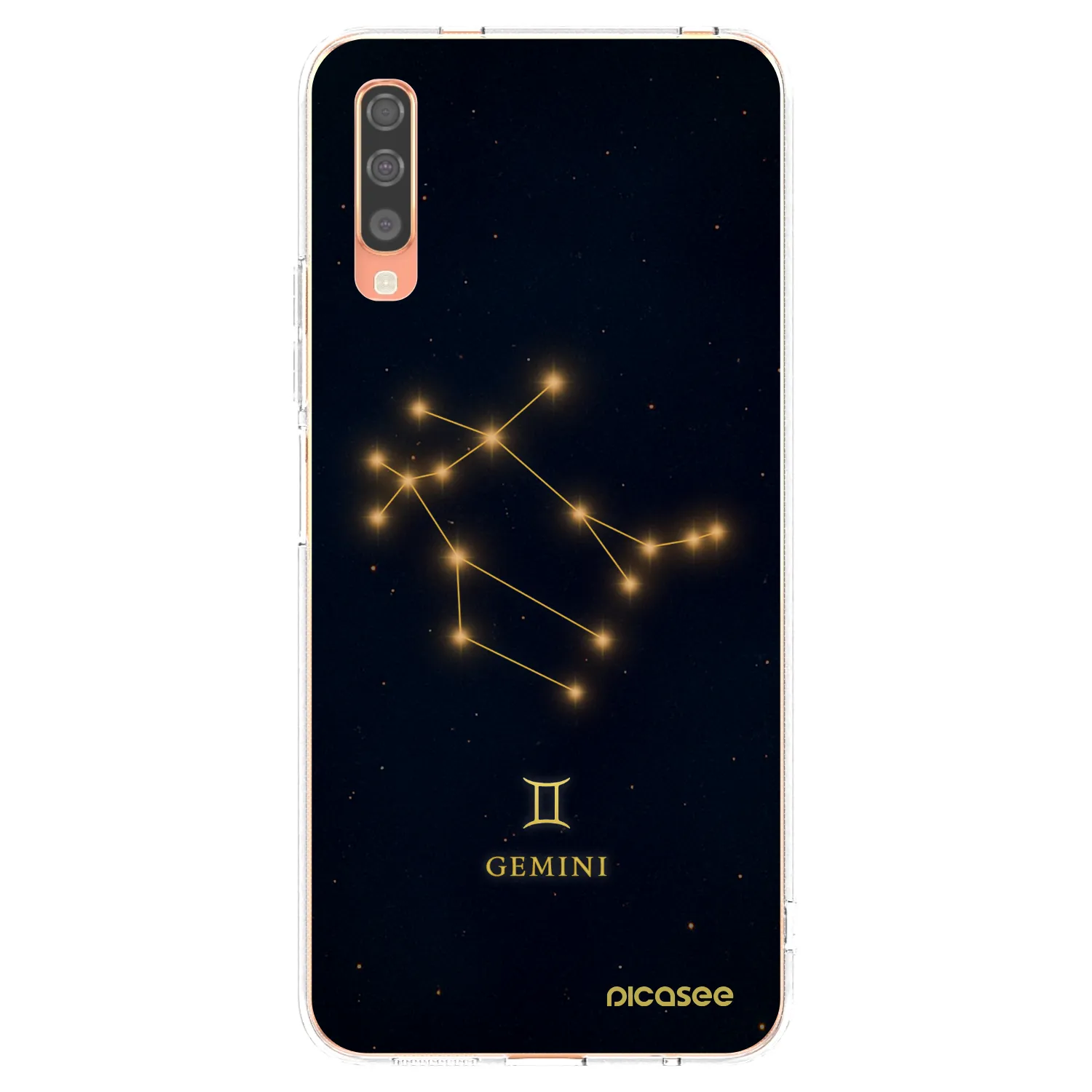 Picasee silikónový prehľadný obal pre Samsung Galaxy A70 A705F - GEMINI