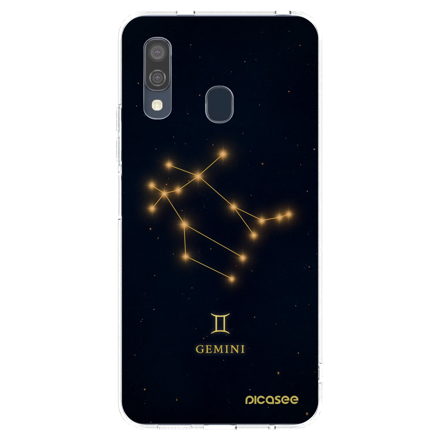 Picasee silikónový prehľadný obal pre Samsung Galaxy A40 A405F - GEMINI
