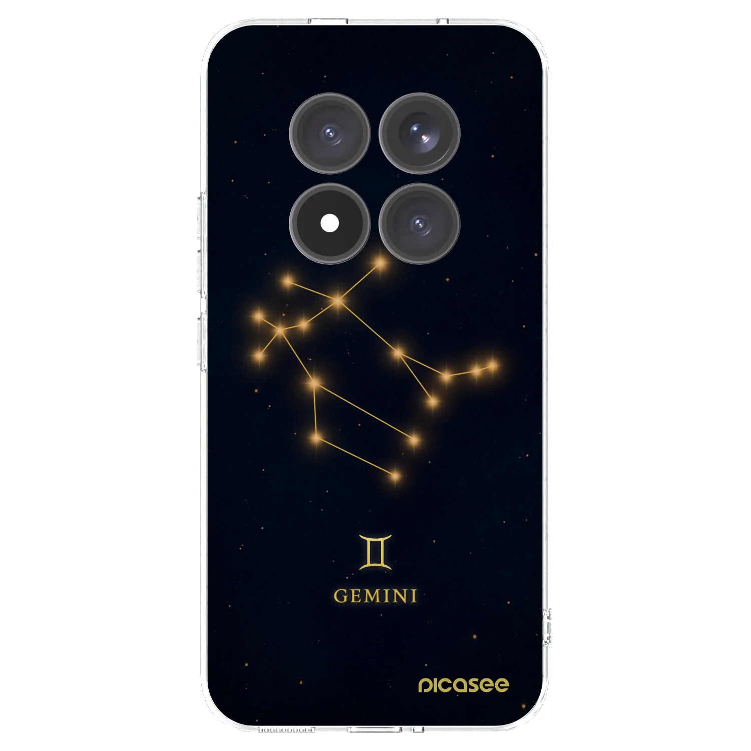 Silikónový prehľadný obal pre Xiaomi Redmi Note 15 Pro+ - GEMINI